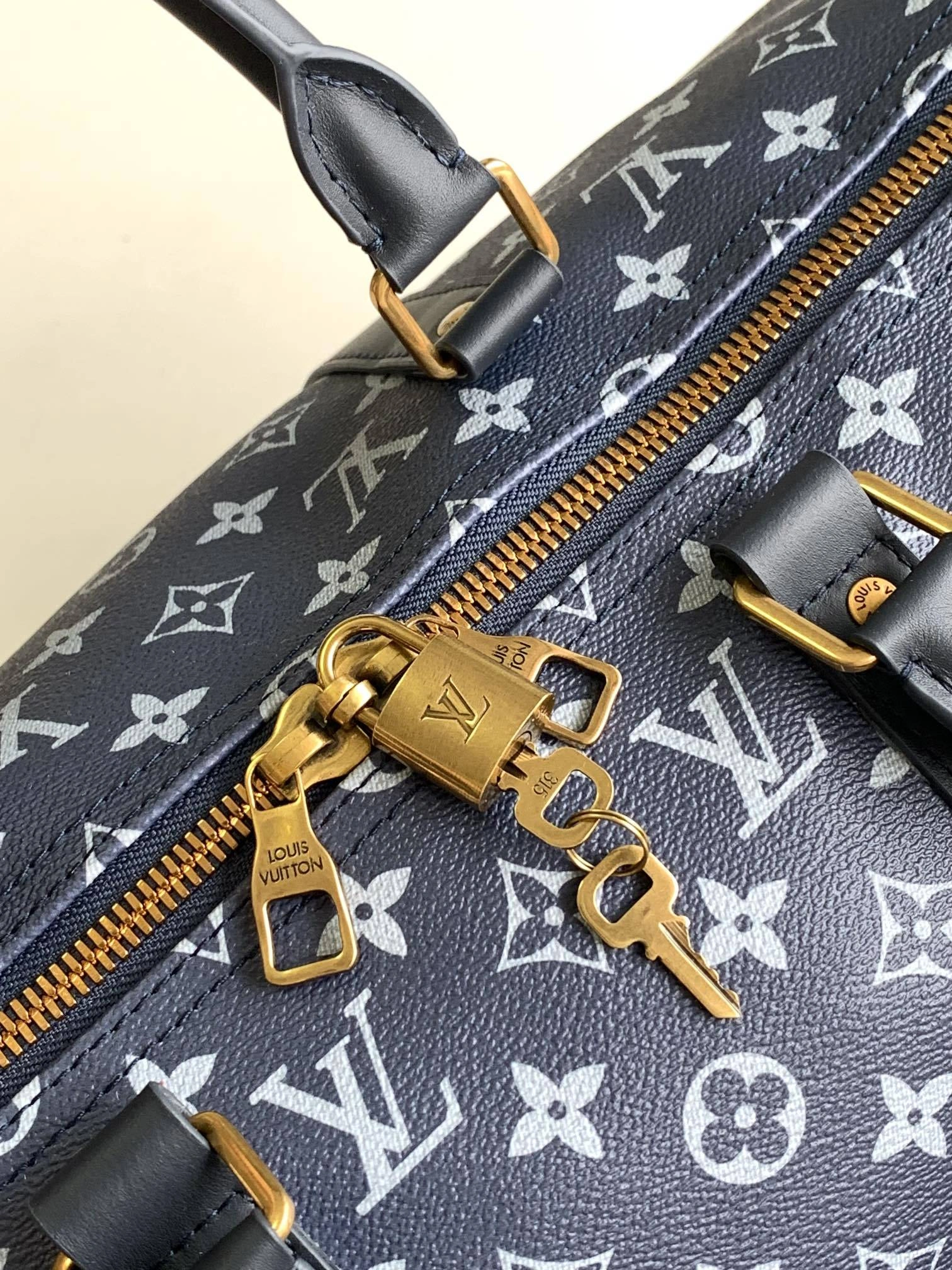 MOMO--8V M23773 high quality version Keepall Bandoulière 50 cowhide item:F-B000A1408