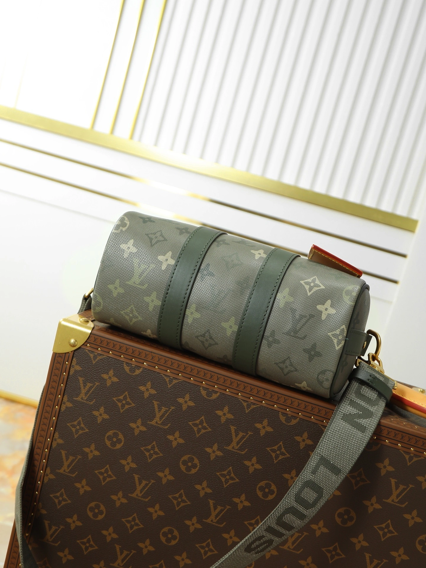 MOMO--8V M26930 high quality version Keepall Bandoulière 25 cowhide item:F-B106A1524
