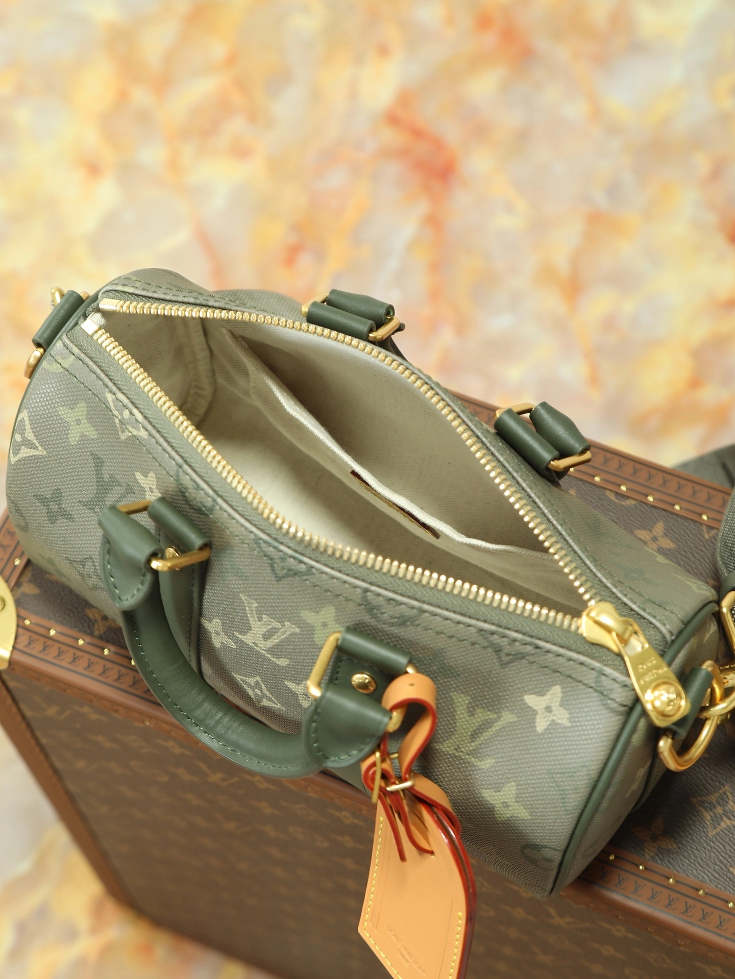 MOMO--8V M26930 high quality version Keepall Bandoulière 25 cowhide item:F-B106A1524