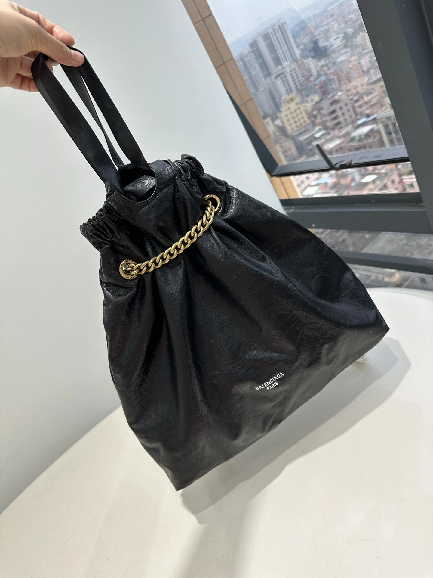 MOMO--- 742941210IT1000 Crush tote Calfskin item:D-B432D0679