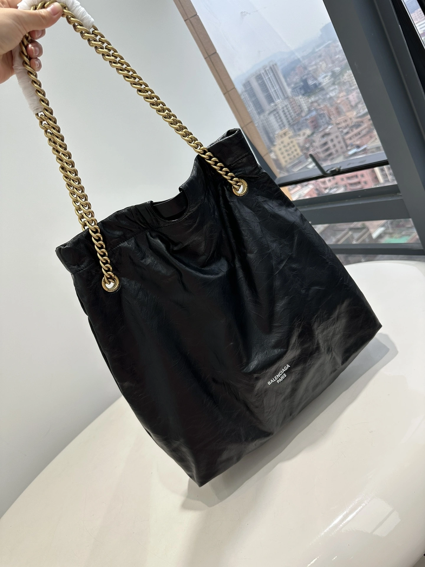 MOMO--- 742941210IT1000 Crush tote Calfskin item:D-B432D0679