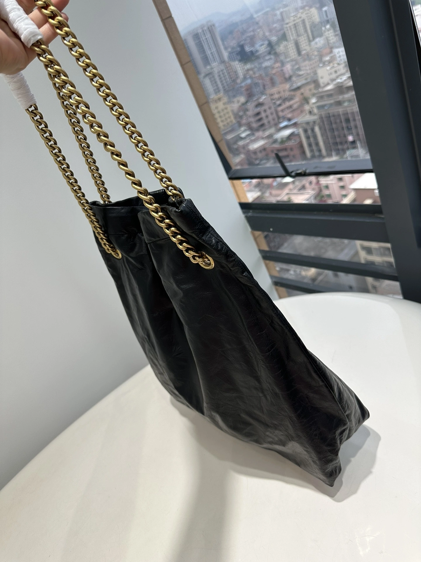 MOMO--- 742941210IT1000 Crush tote Calfskin item:D-B432D0679