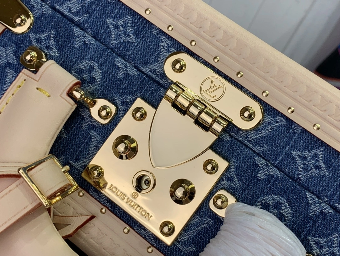 MOMO--- 8V M24161 Petite Valise Monogram Denium cowhide item:D-B174E1723