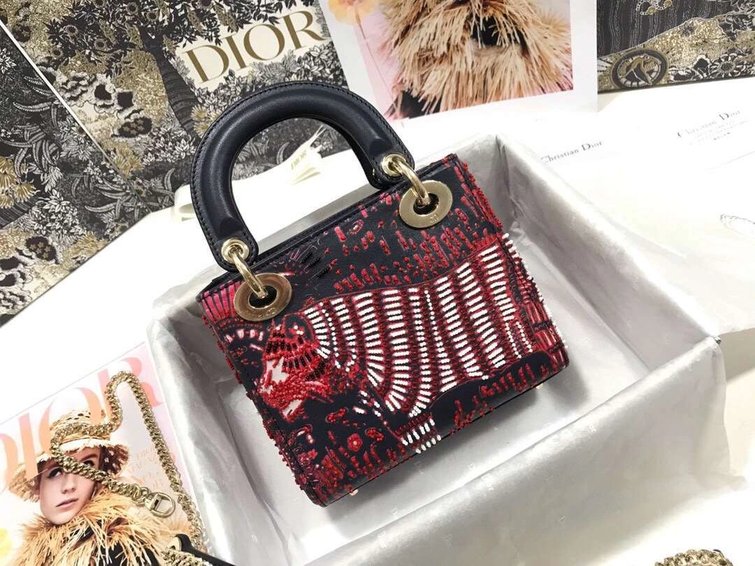 MOMO--- M0505 embroidery Calfskin 2 colour item :063B00E2048-2