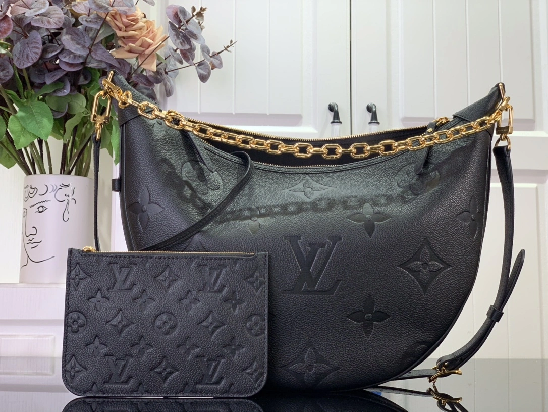 &MOMO--- M46725 cowhide Loop Hobo Monogram Empreinte item:C-B063K2202R