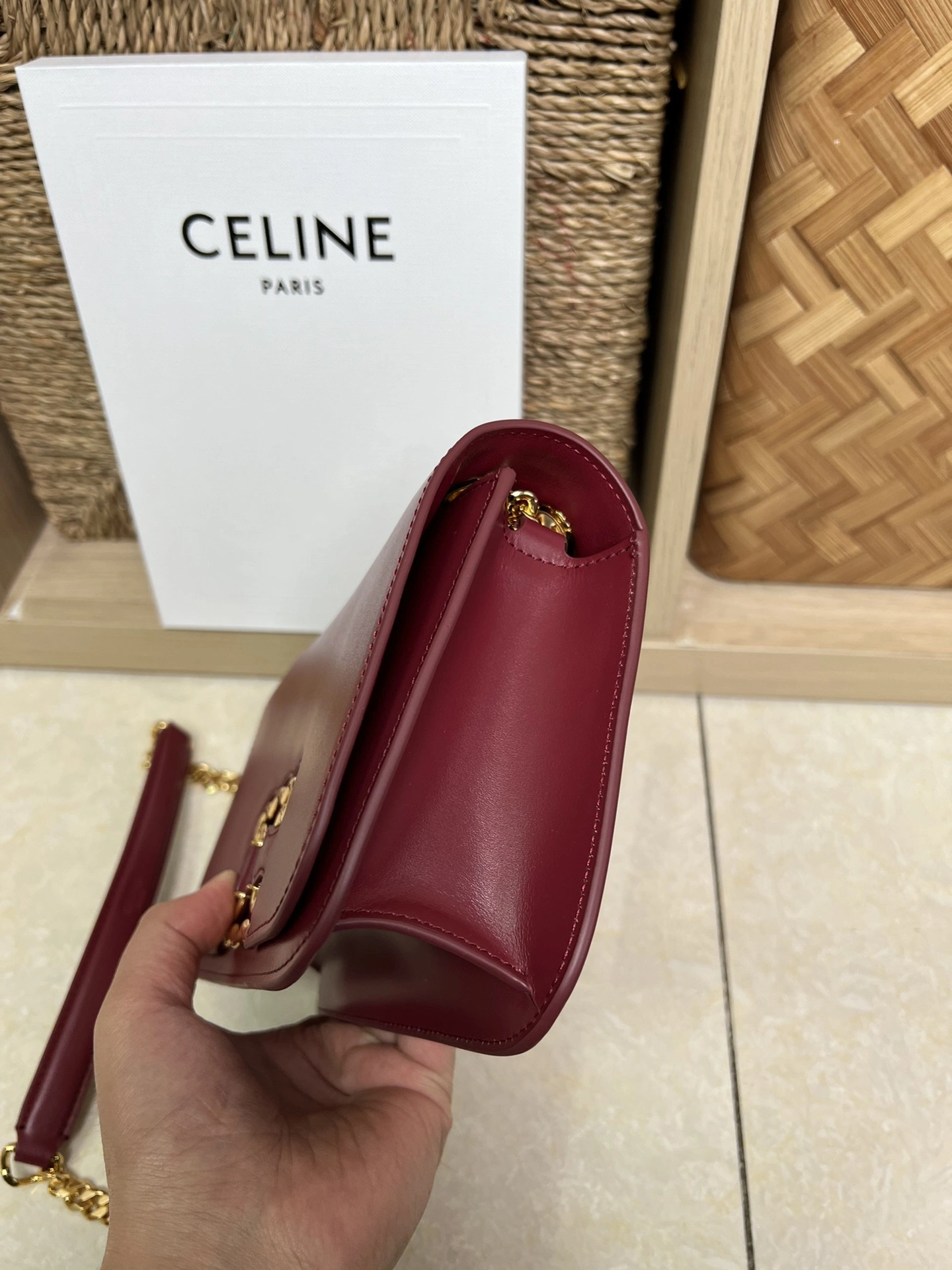 MOMO-- 358i95 199813EPA-28LB Triomphe Frame Calfskin sheepskin item:D-B000G2678