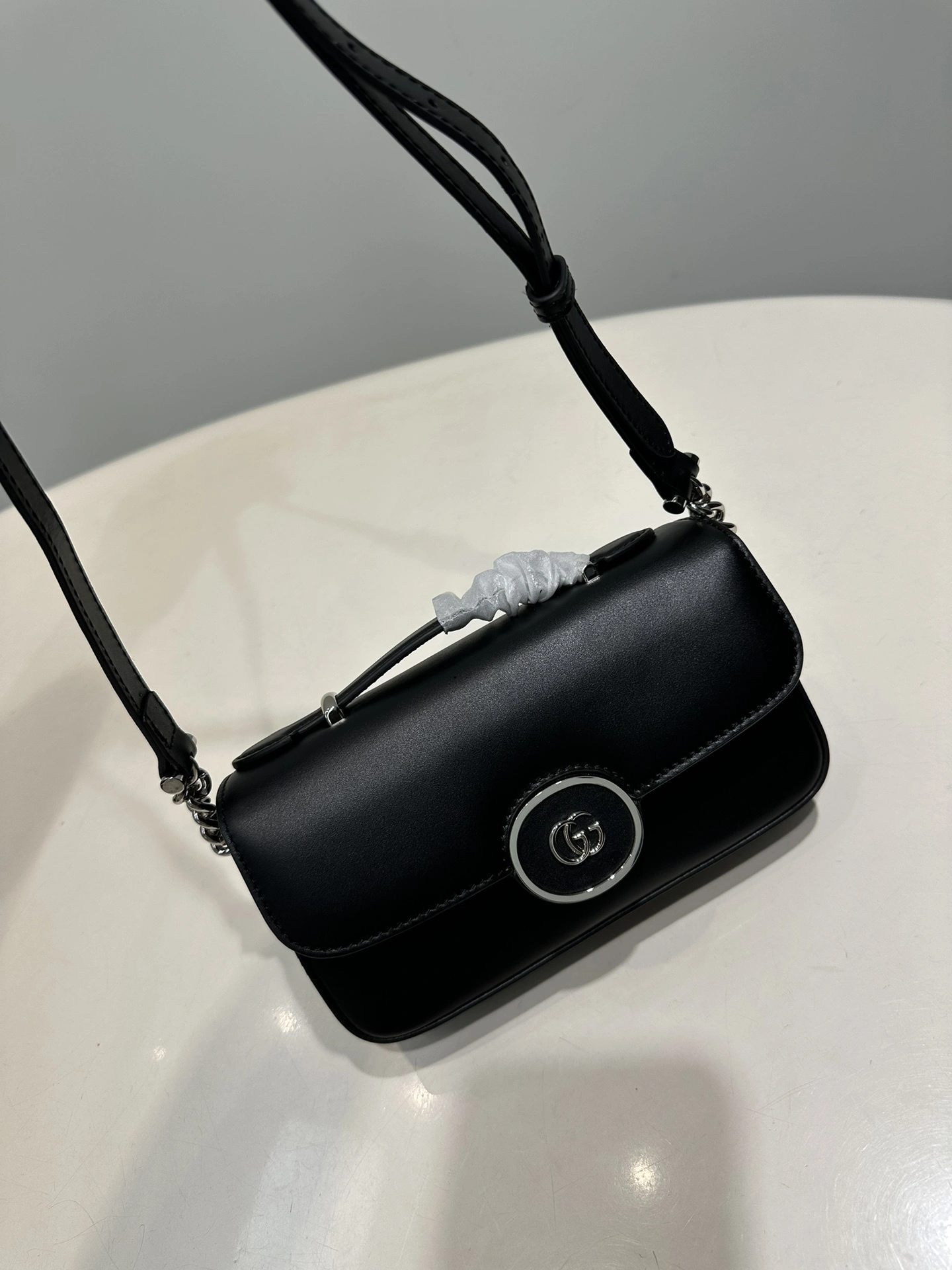 MOMO-- 6u33i 739722-AABSG-1000 Petite GG Calfskin item:D-B432F2404