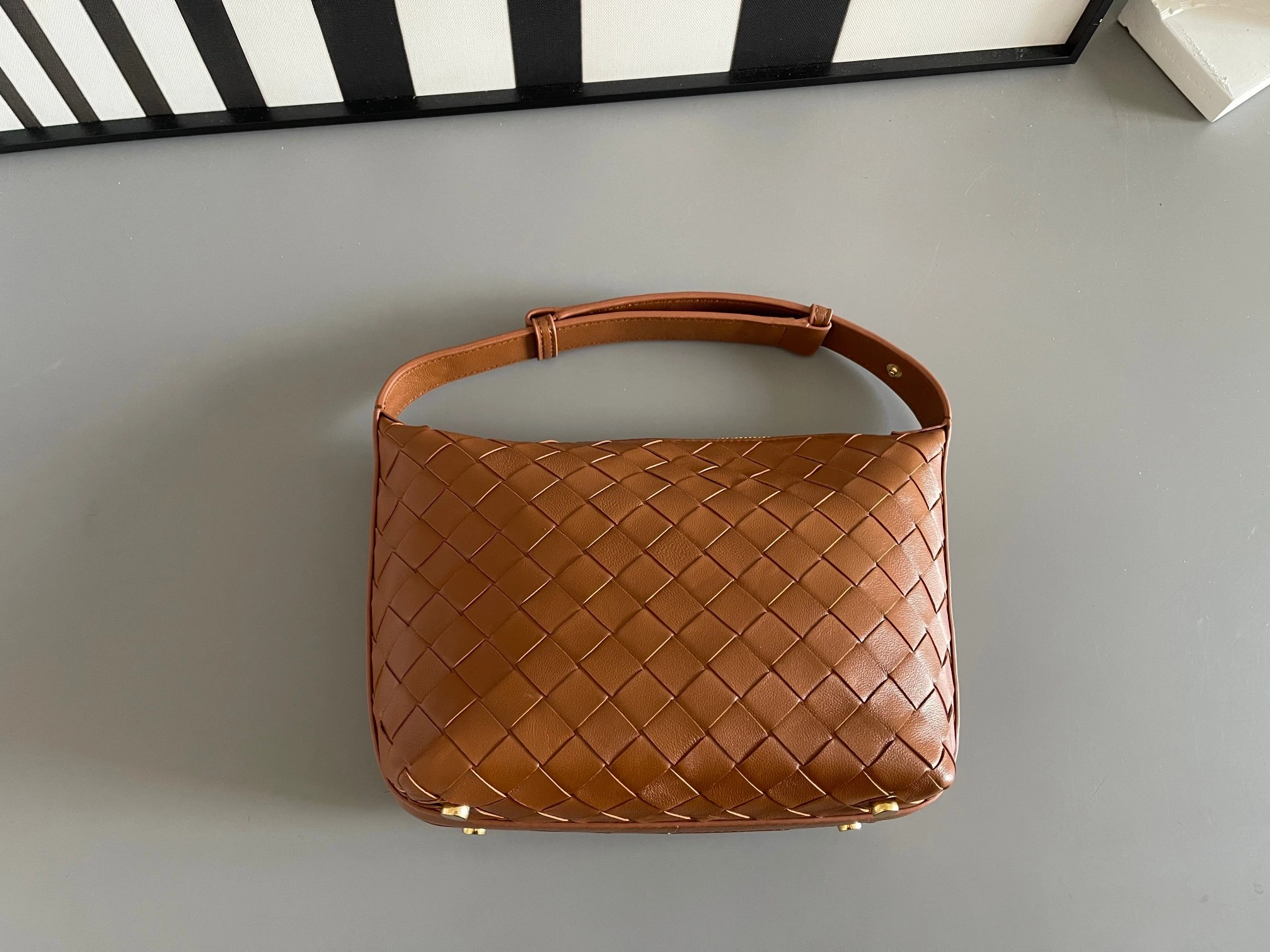 MOMO-- 754443VCPPF2650 sheepskin Wallace intrecciato item:C-B134L0903R