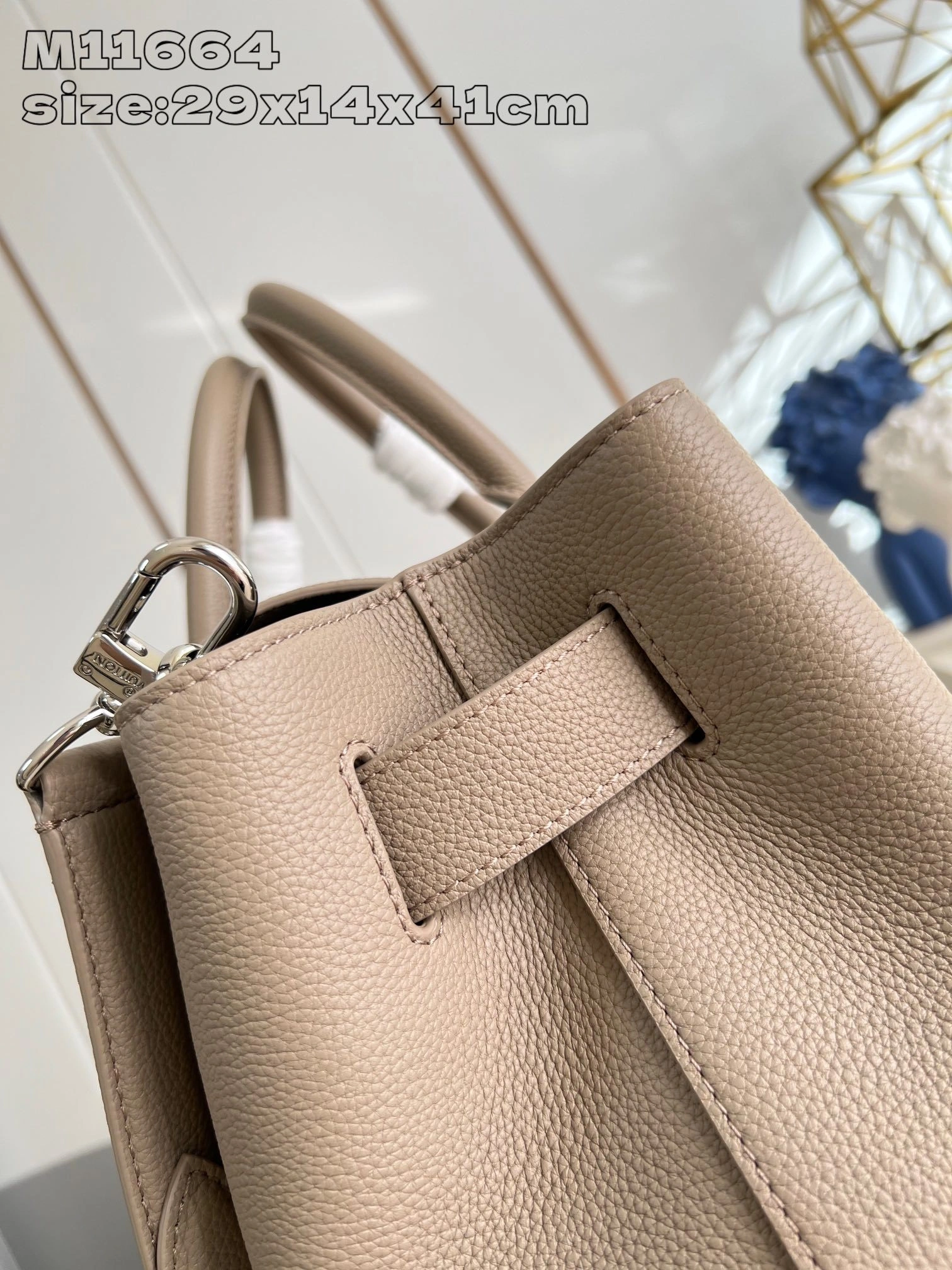 MOMO-- 8V M11664 high quality version Georges Tote cowhide item:E-B000A1329