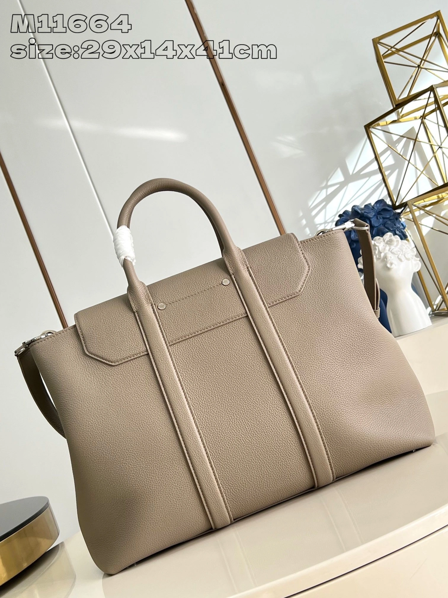 MOMO-- 8V M11664 high quality version Georges Tote cowhide item:E-B000A1329