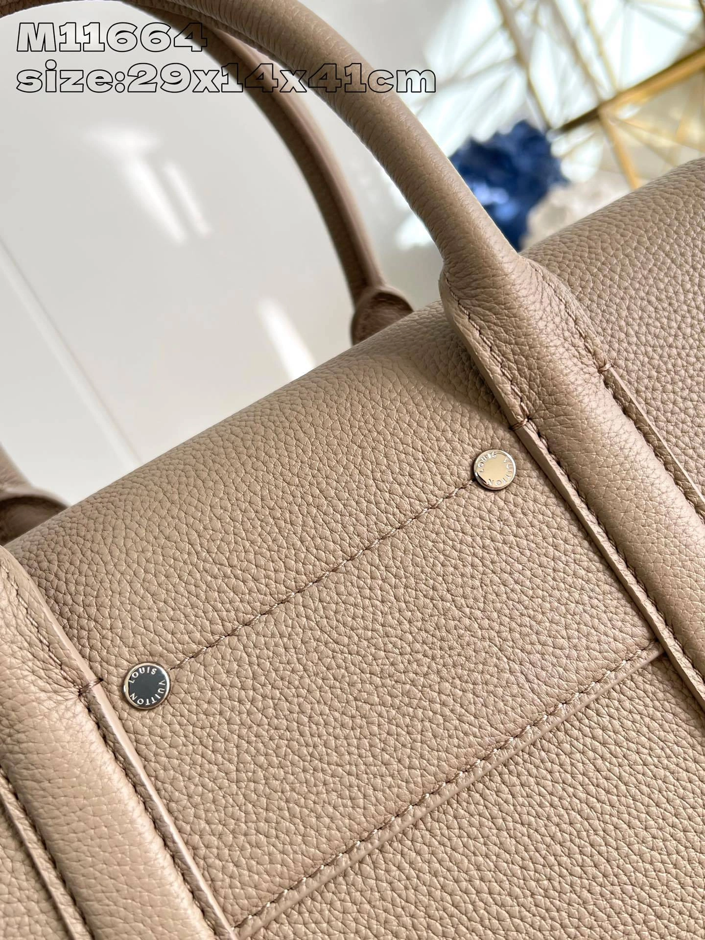 MOMO-- 8V M11664 high quality version Georges Tote cowhide item:E-B000A1329