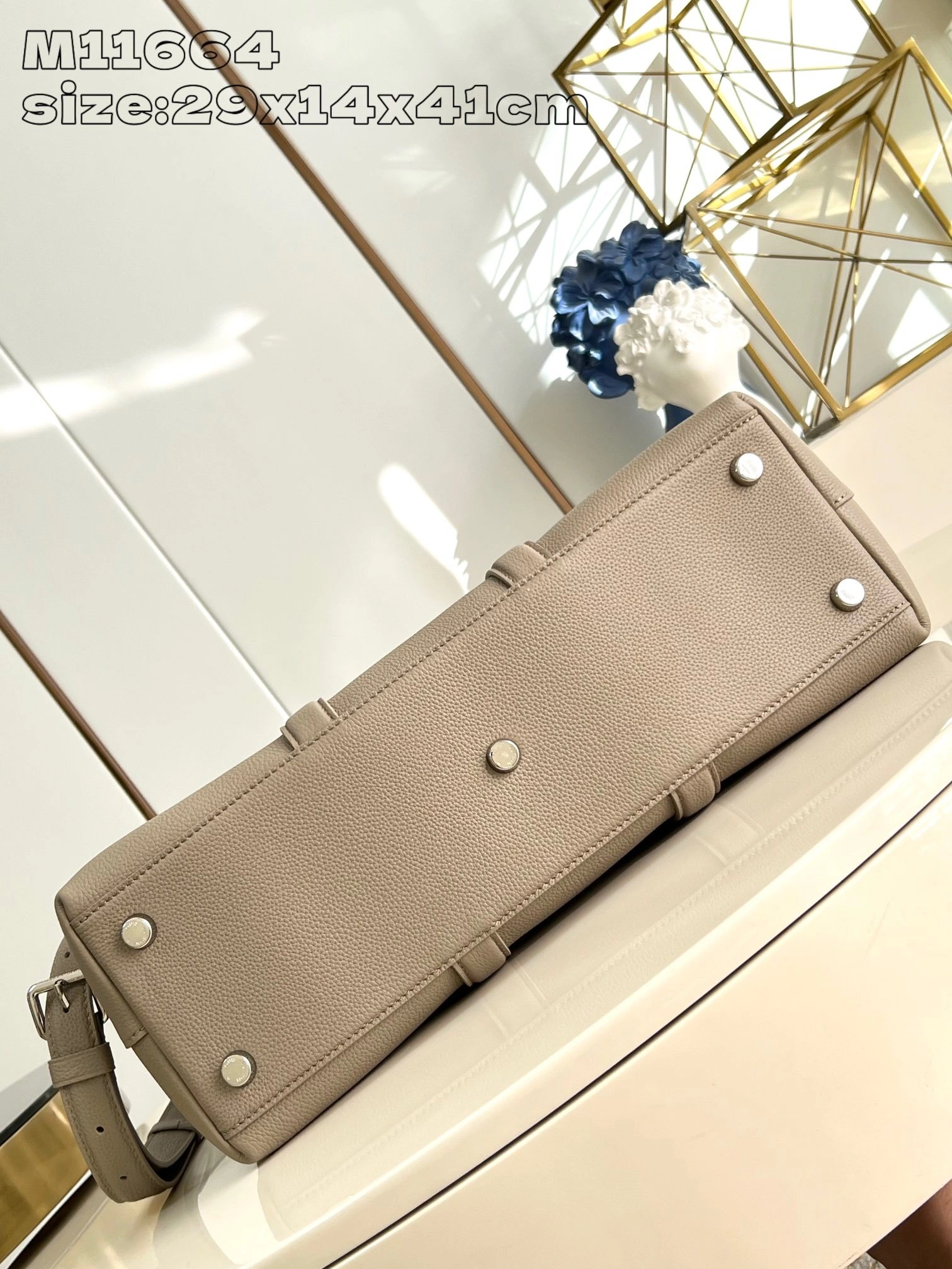 MOMO-- 8V M11664 high quality version Georges Tote cowhide item:E-B000A1329