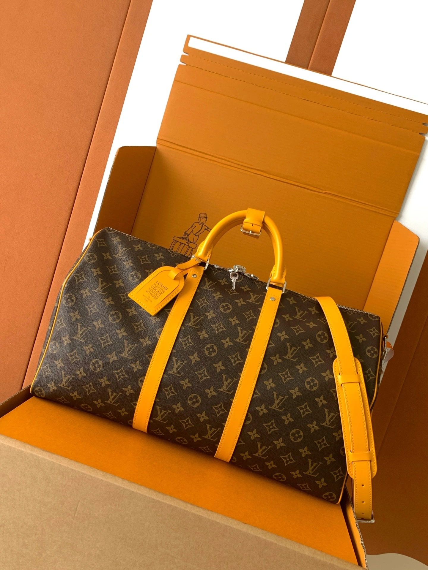 &MOMO-- 8V M12634 high quality version Keepall Bandoulière 50 item:E-B000I1001