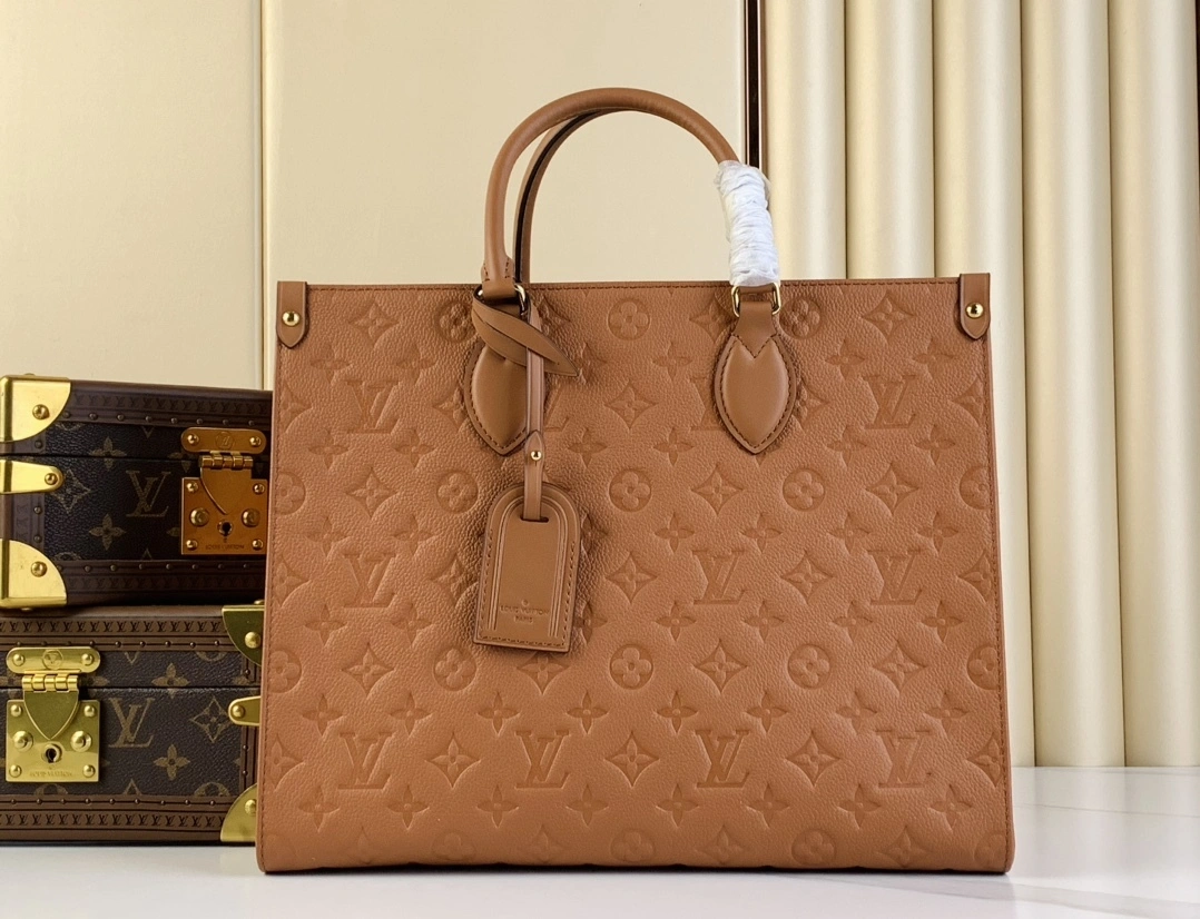 MOMO-- 8V M12775 high quality version OnTheGo cowhide item:D-B184J0886