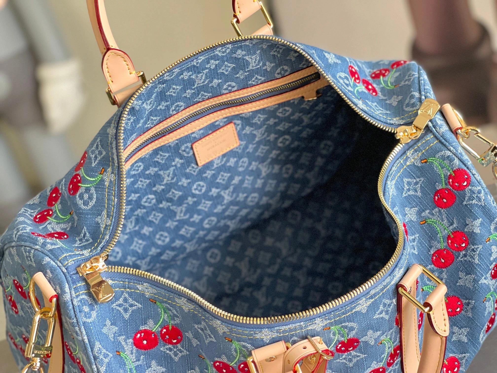 MOMO-- 8V M13875 Keepall Bandouliere 45 cowhide item:E-B563F1908