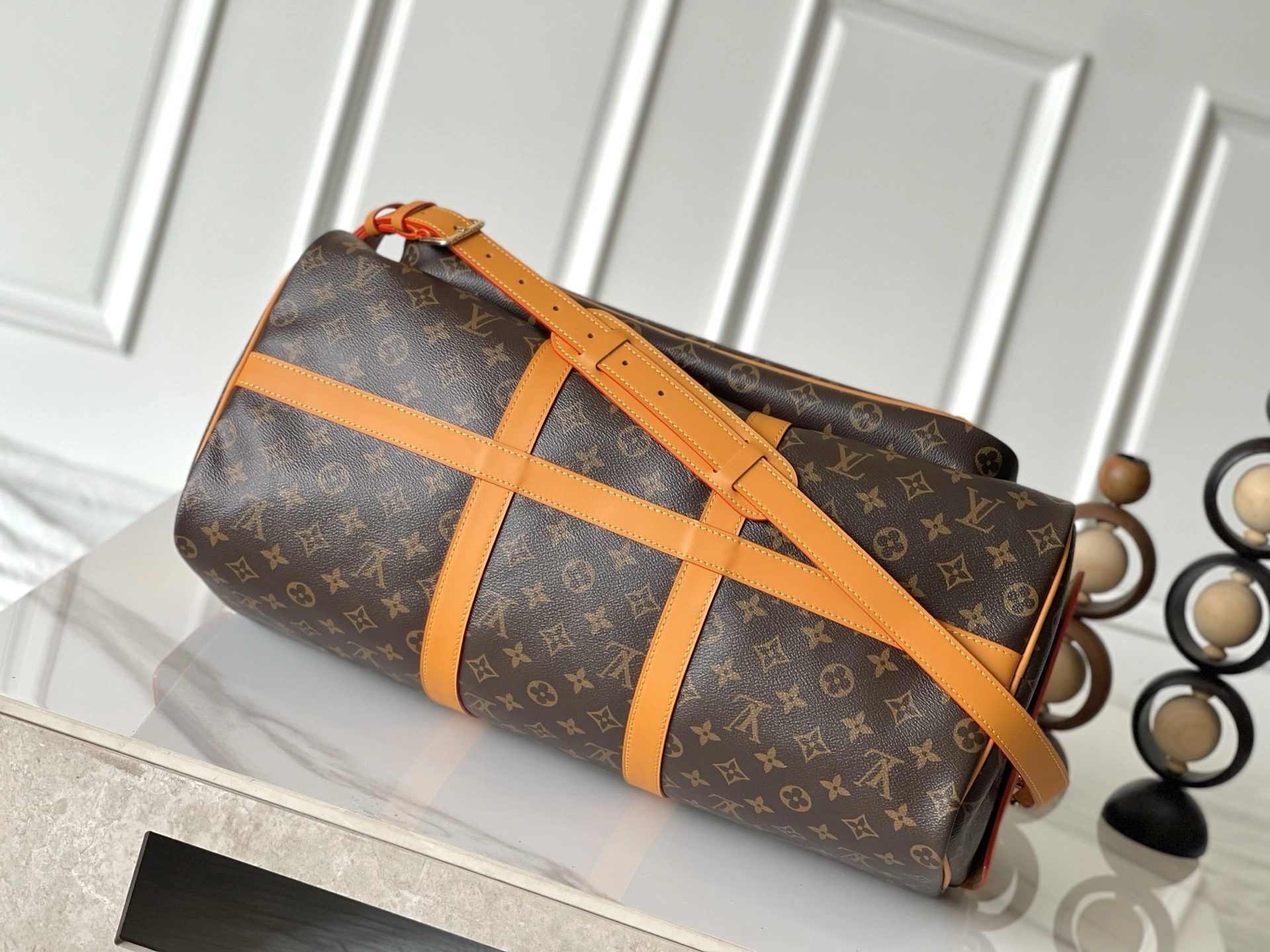 MOMO-- 8V M14735 high quality version Keepall BANDOULIÈRE cowhide item:E-B000I2129