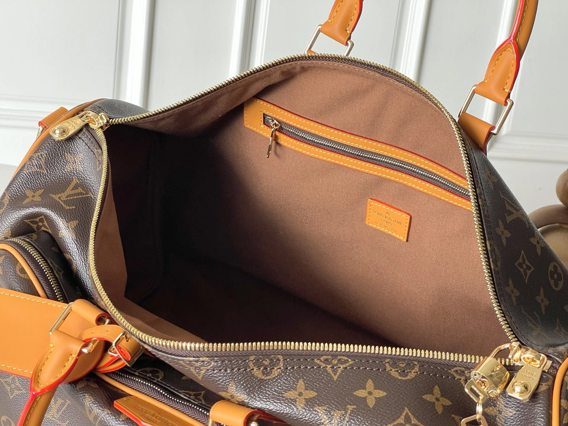 MOMO-- 8V M14735 high quality version Keepall BANDOULIÈRE cowhide item:E-B000I2129