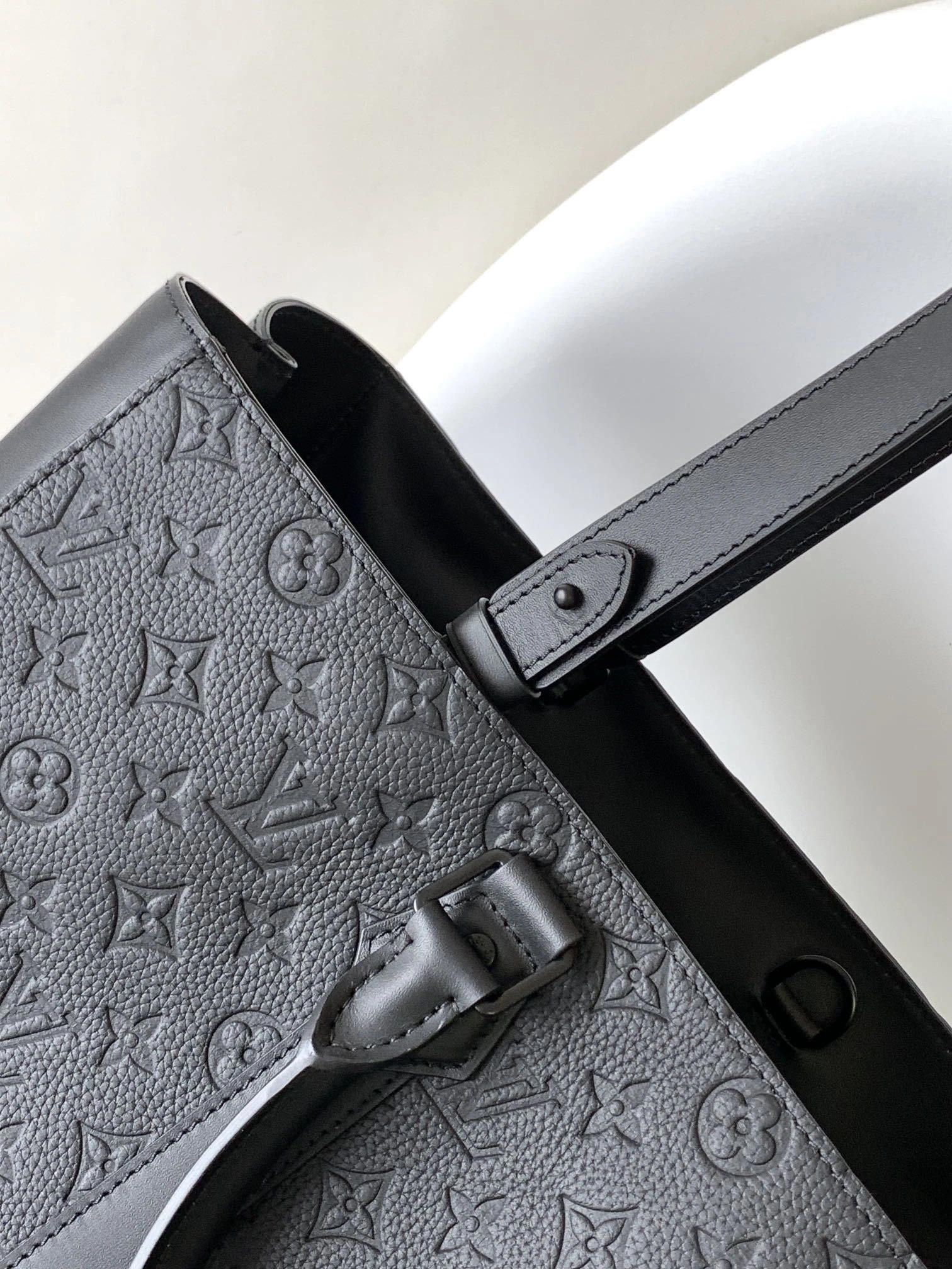 MOMO-- 8V M21865 high quality version Sac Plat 24H cowhide item:D-B000J0865