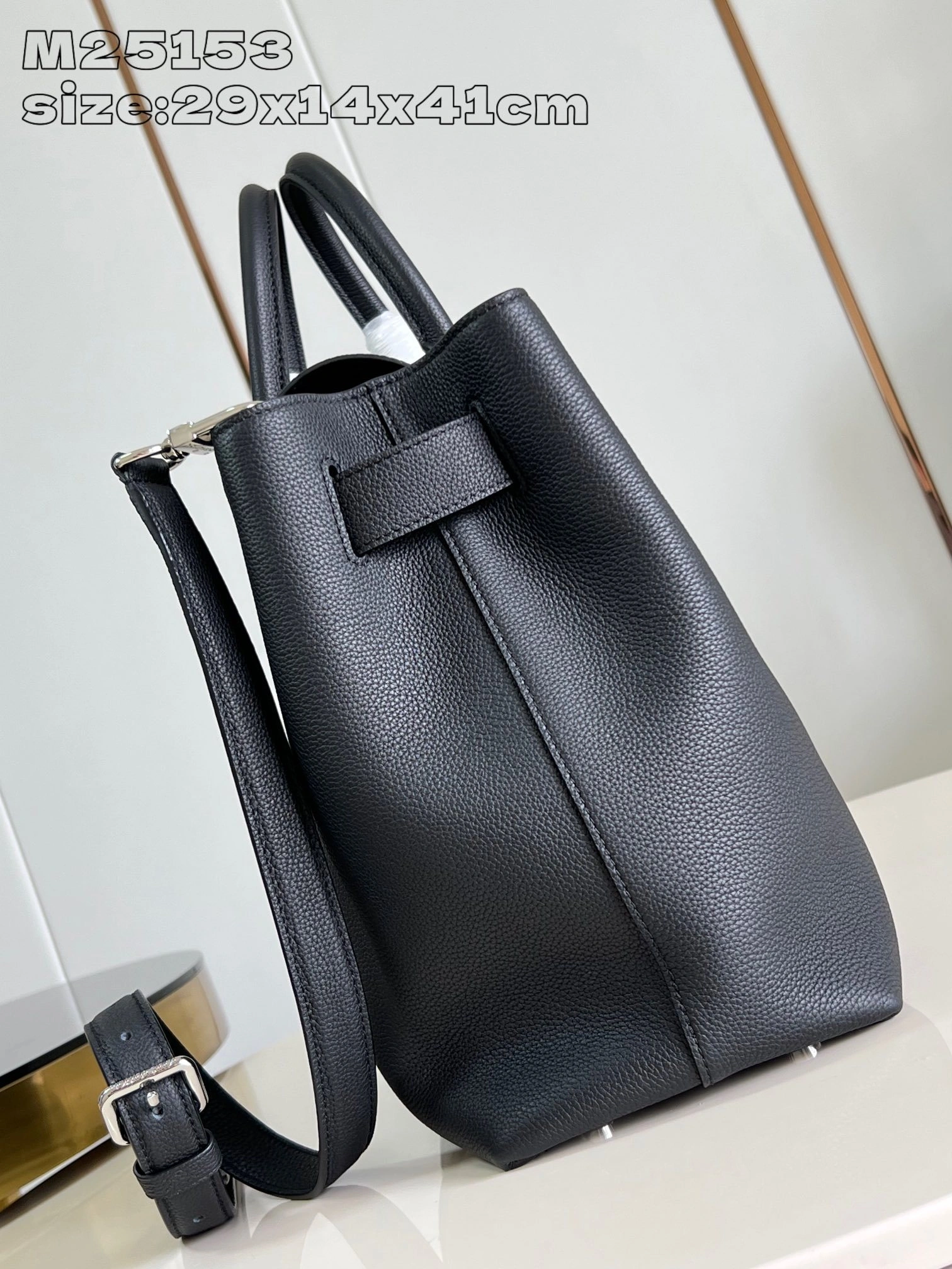 &MOMO-- 8V M23153 high quality version Georges Tote cowhide item:E-B000A1328