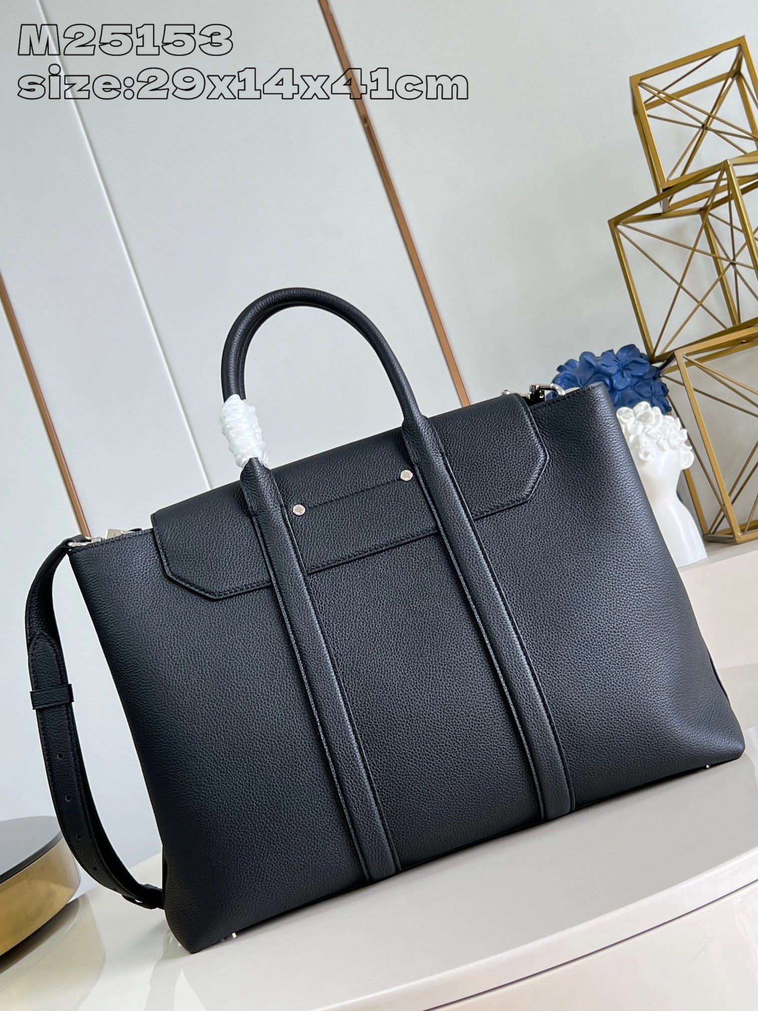 &MOMO-- 8V M23153 high quality version Georges Tote cowhide item:E-B000A1328