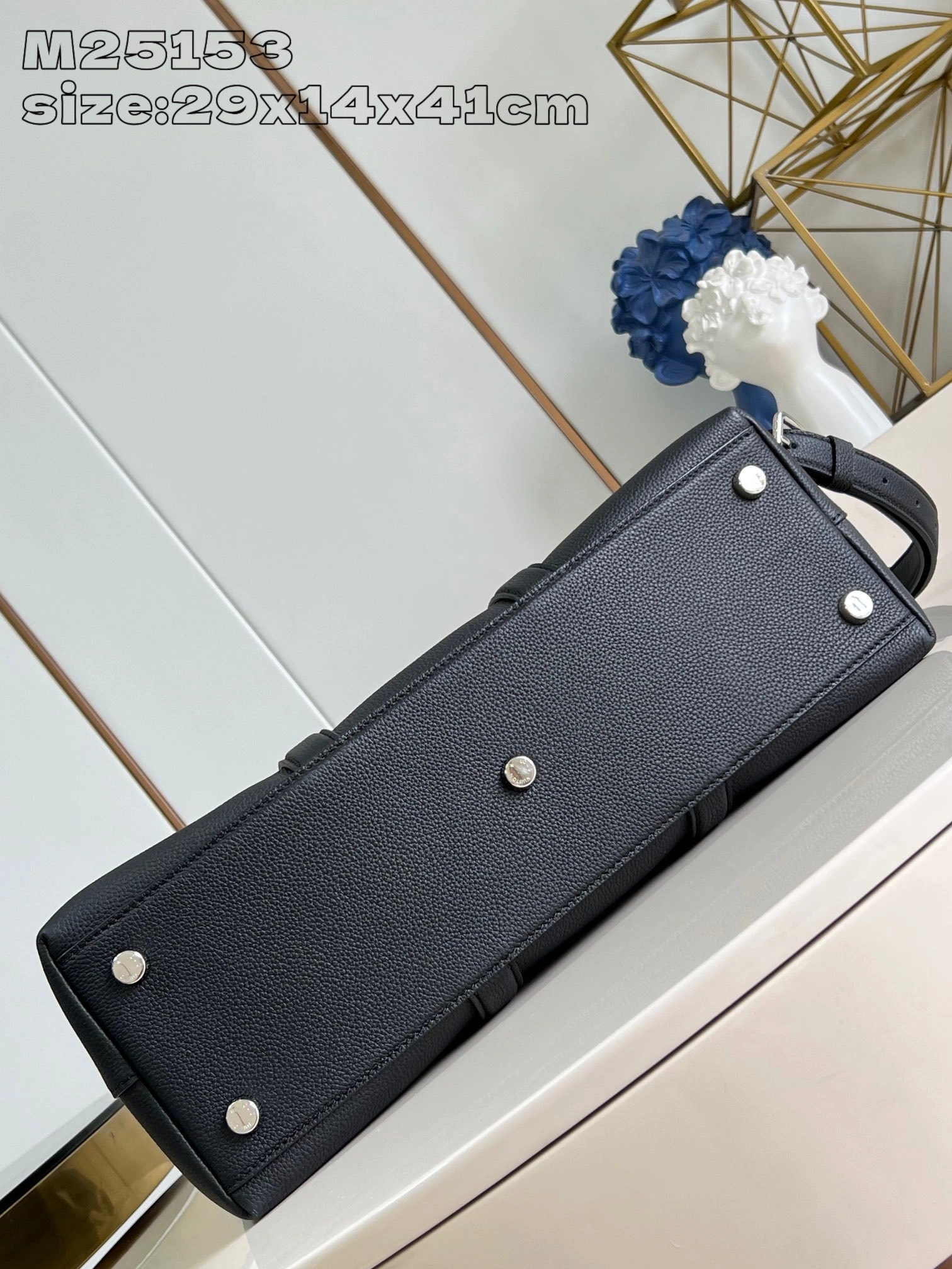 &MOMO-- 8V M23153 high quality version Georges Tote cowhide item:E-B000A1328