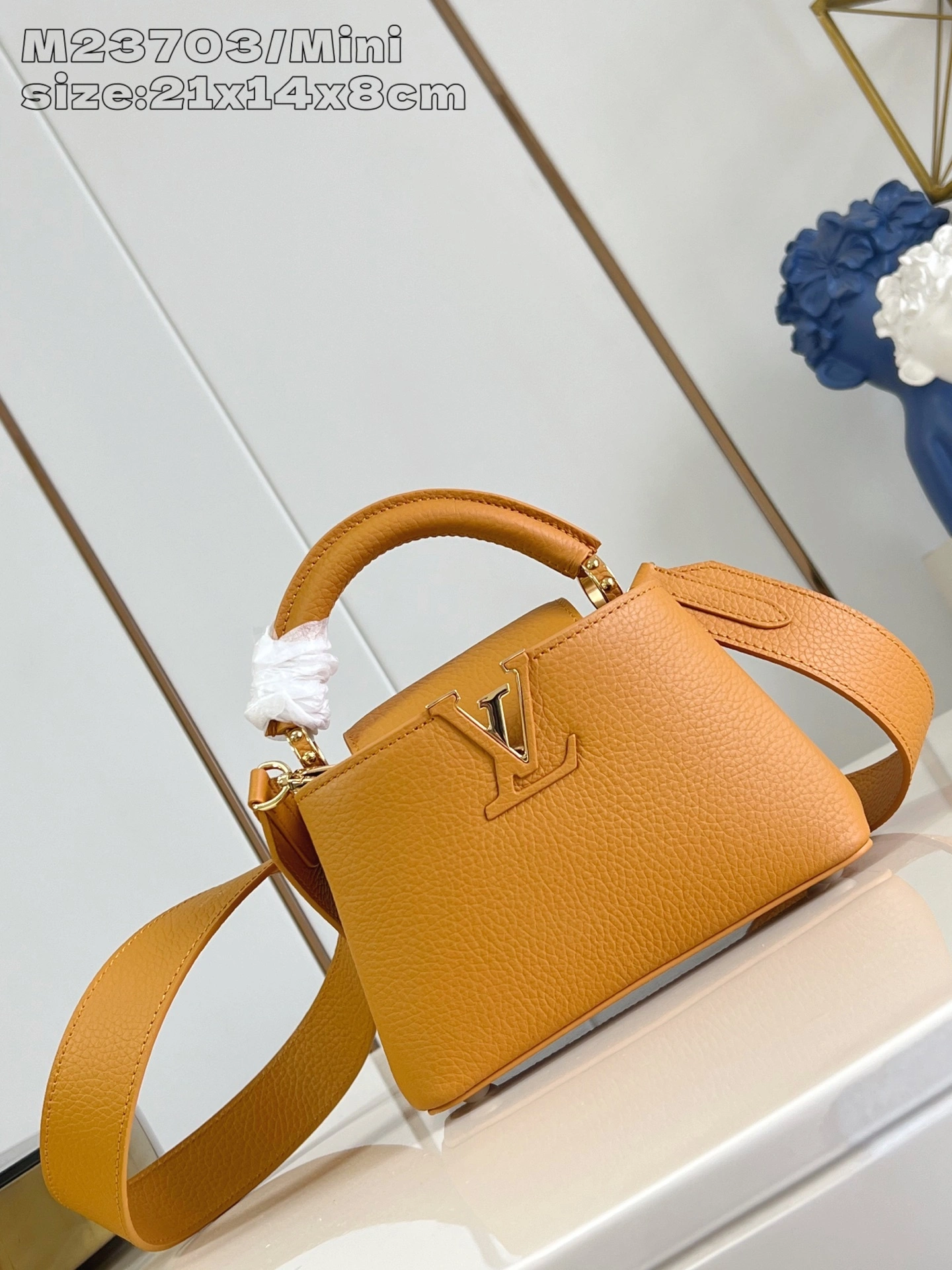MOMO-- 8V M23703 high quality version Capucines cowhide item:E-B574K1833