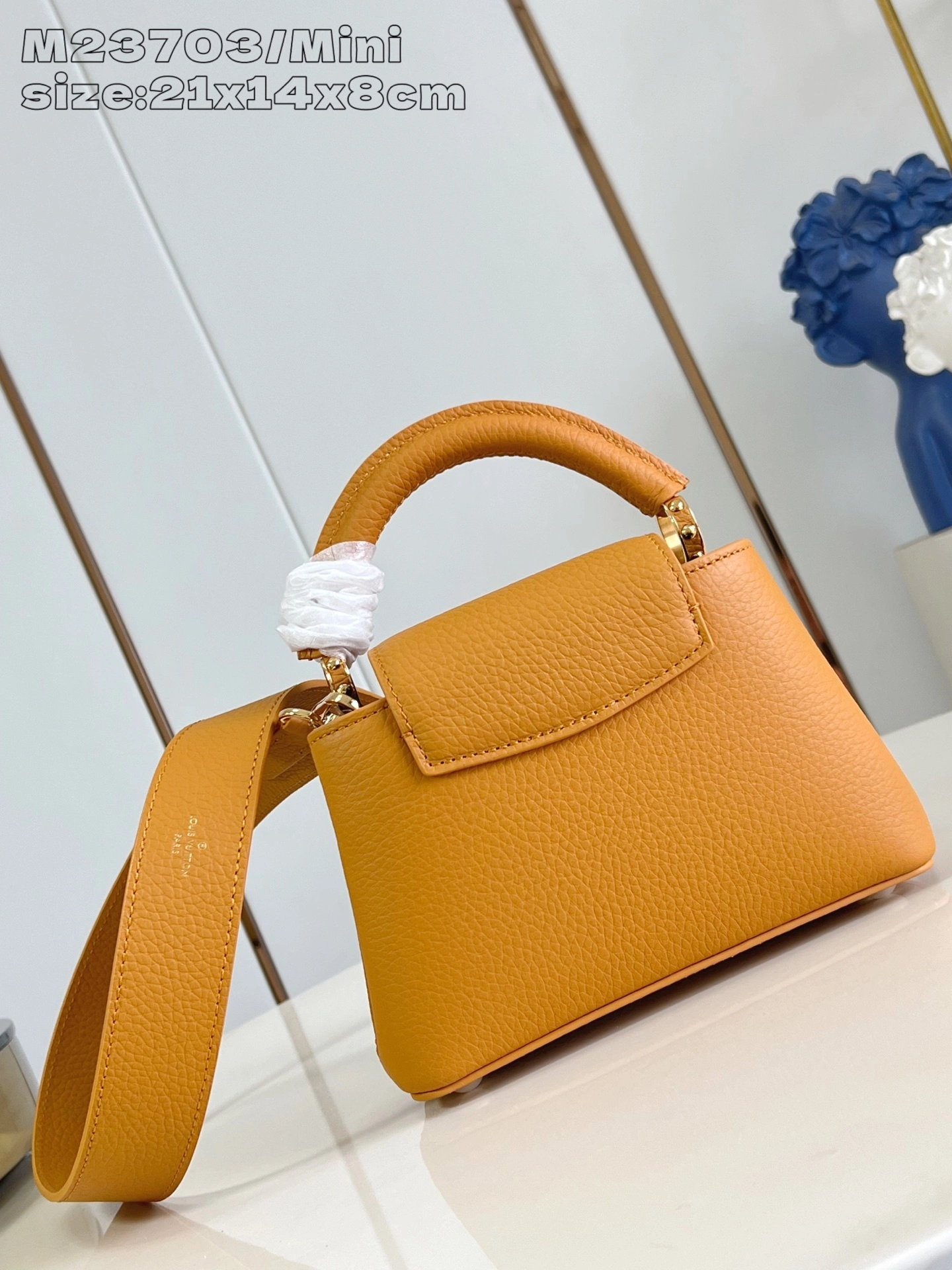 MOMO-- 8V M23703 high quality version Capucines cowhide item:E-B574K1833