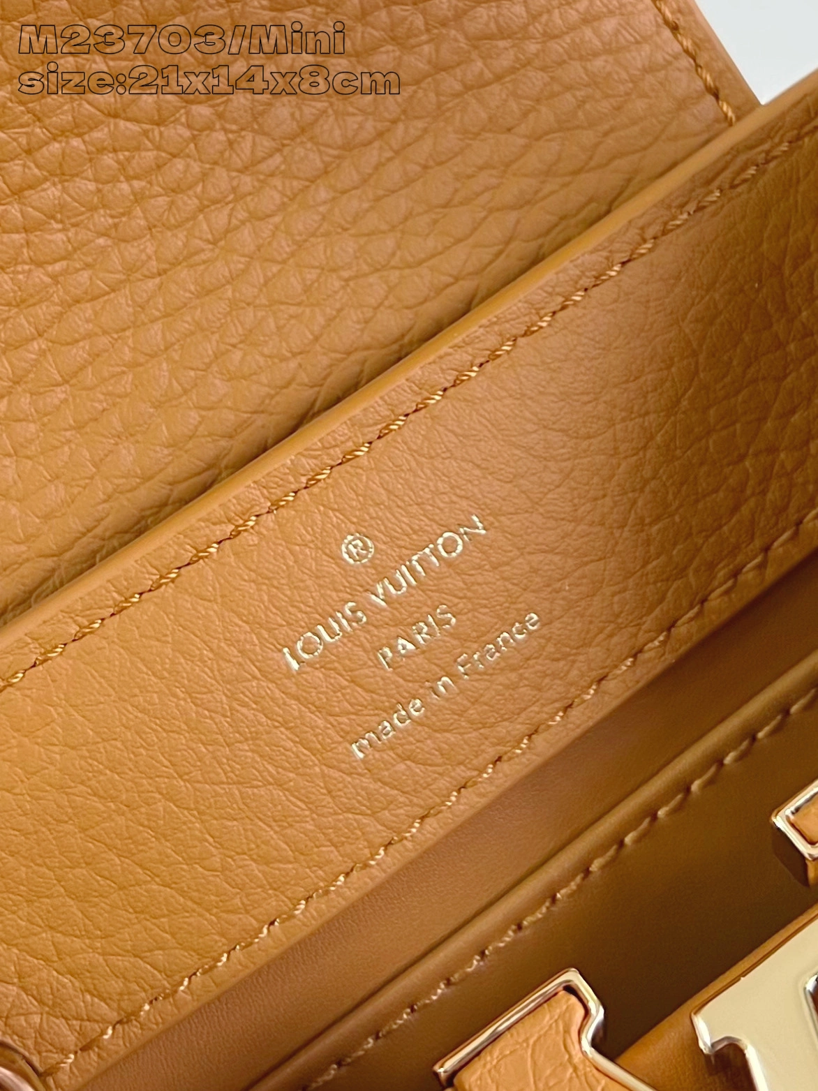 MOMO-- 8V M23703 high quality version Capucines cowhide item:E-B574K1833