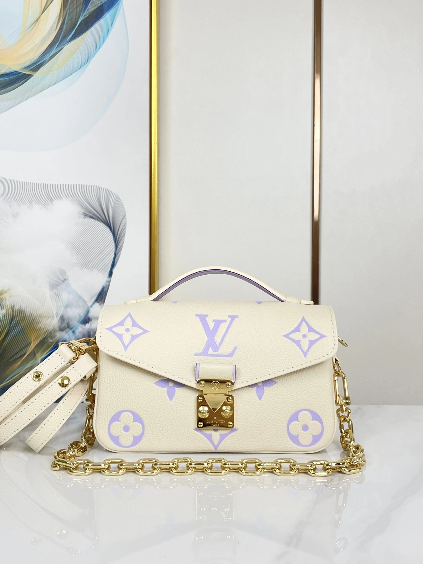 MOMO-- 8V M23940 high quality version POCHETTE MÉTIS cowhide item:E-B000C0221