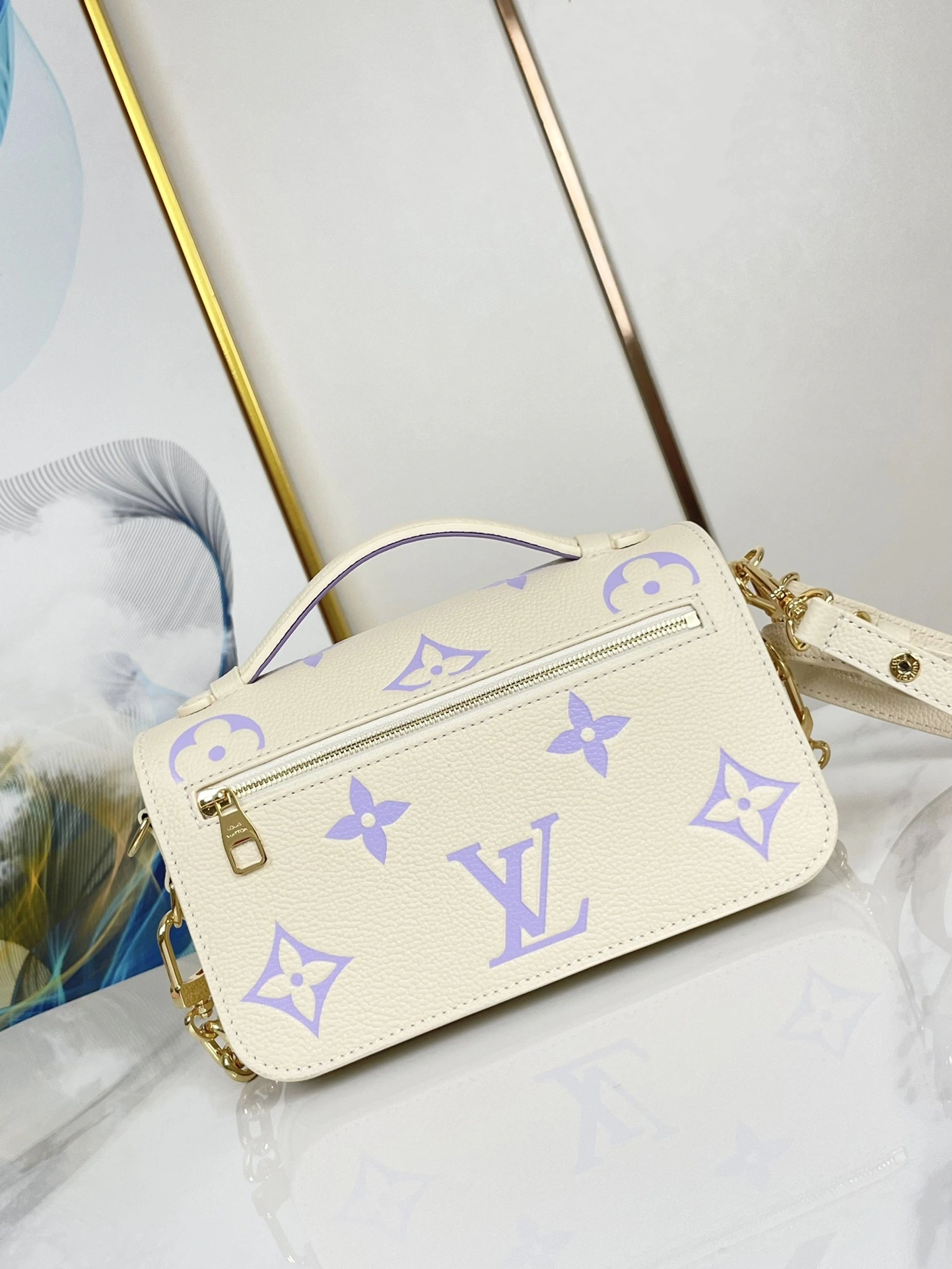 MOMO-- 8V M23940 high quality version POCHETTE MÉTIS cowhide item:E-B000C0221