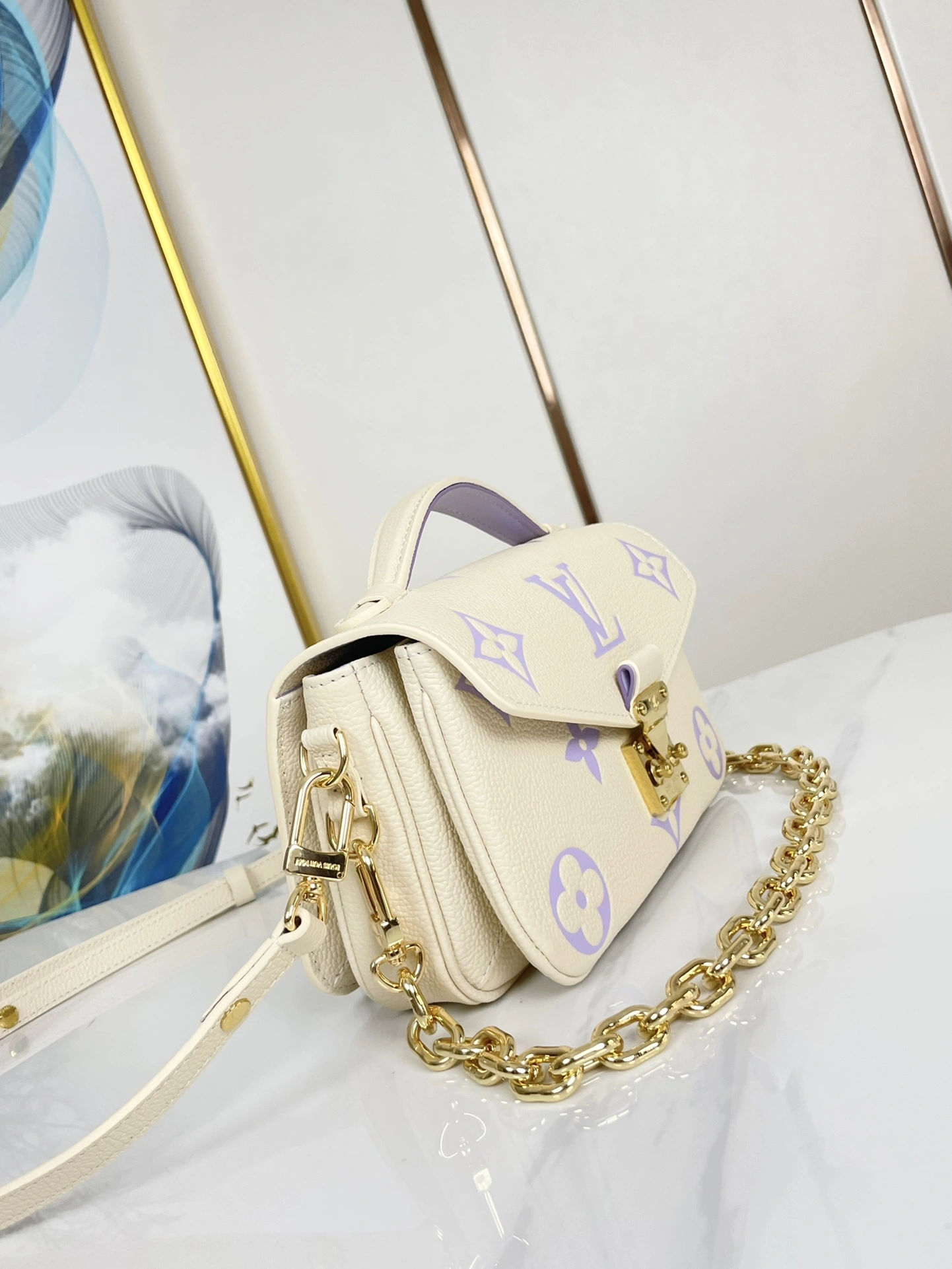 MOMO-- 8V M23940 high quality version POCHETTE MÉTIS cowhide item:E-B000C0221