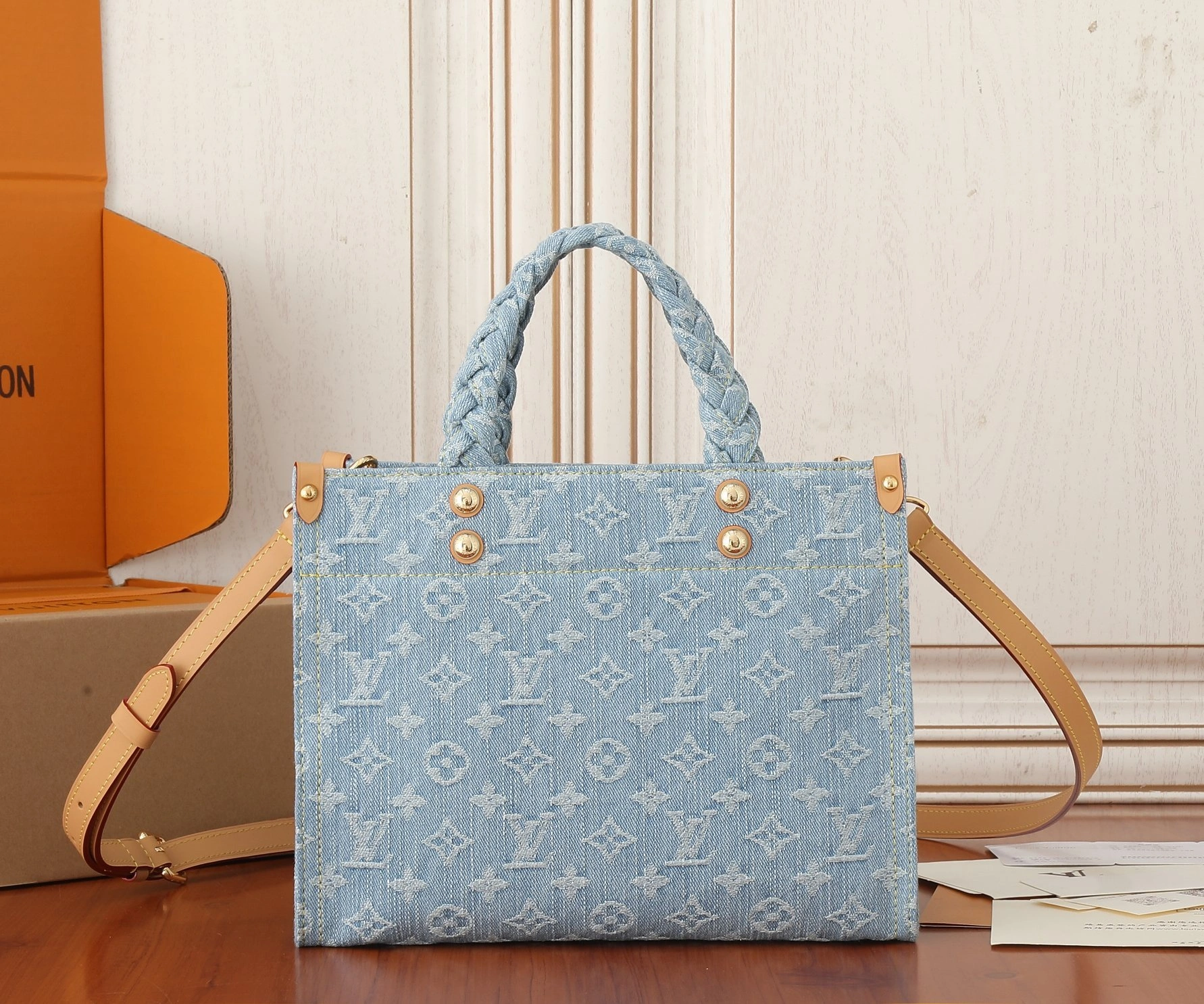 MOMO-- 8V M24897 high quality version OnTheGo cowhide item:D-B000J0842