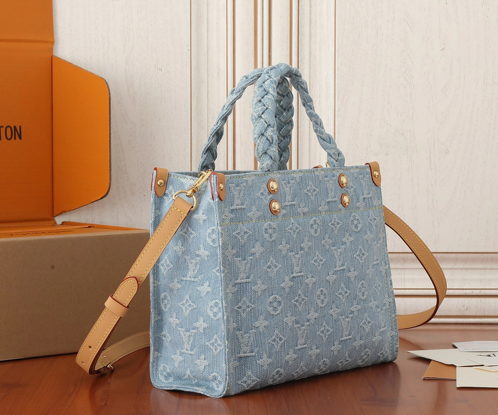 MOMO-- 8V M24897 high quality version OnTheGo cowhide item:D-B000J0842