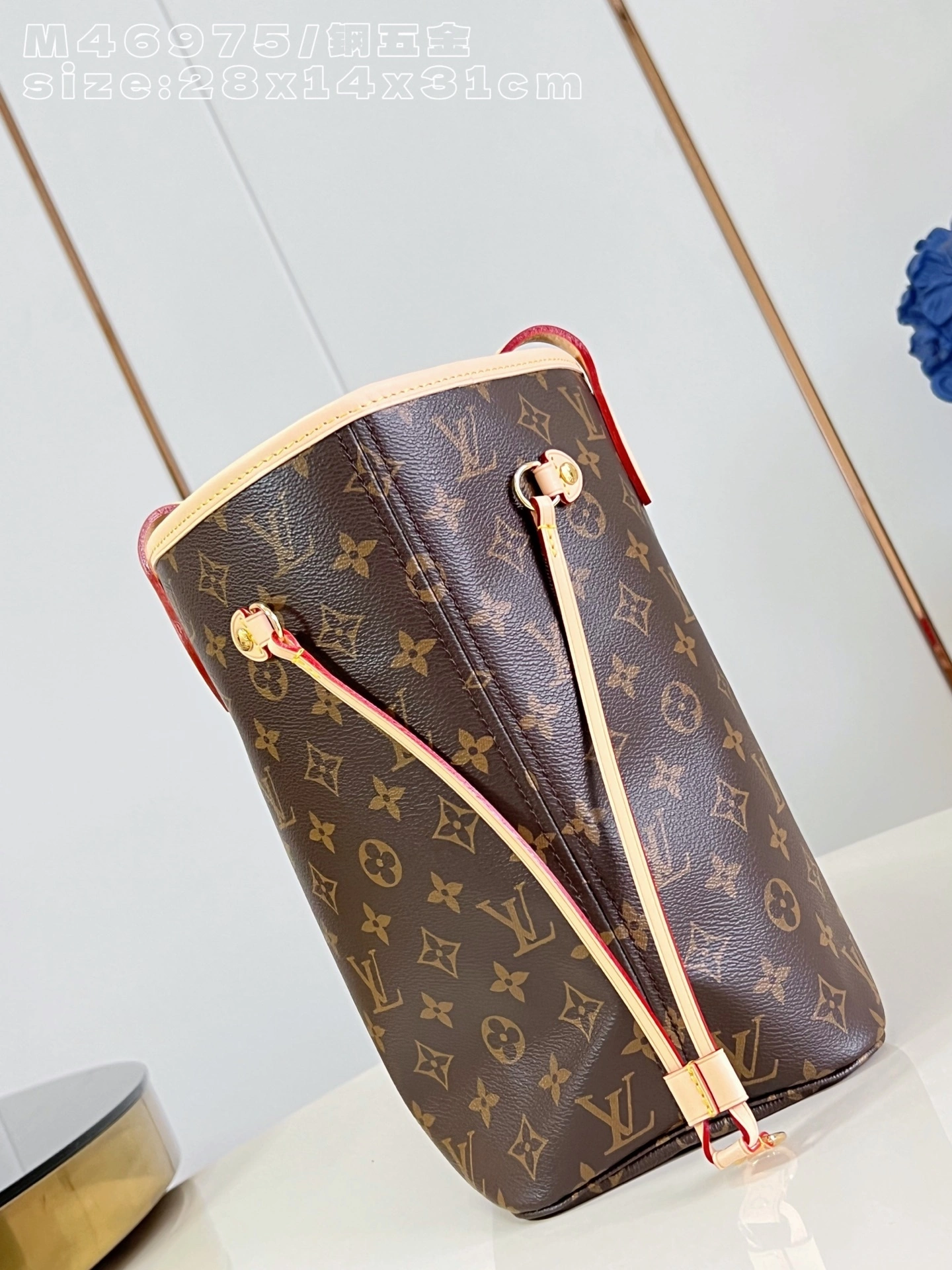 MOMO-- 8V M40995 high quality version Neverfull cowhide item:F-B574A0965
