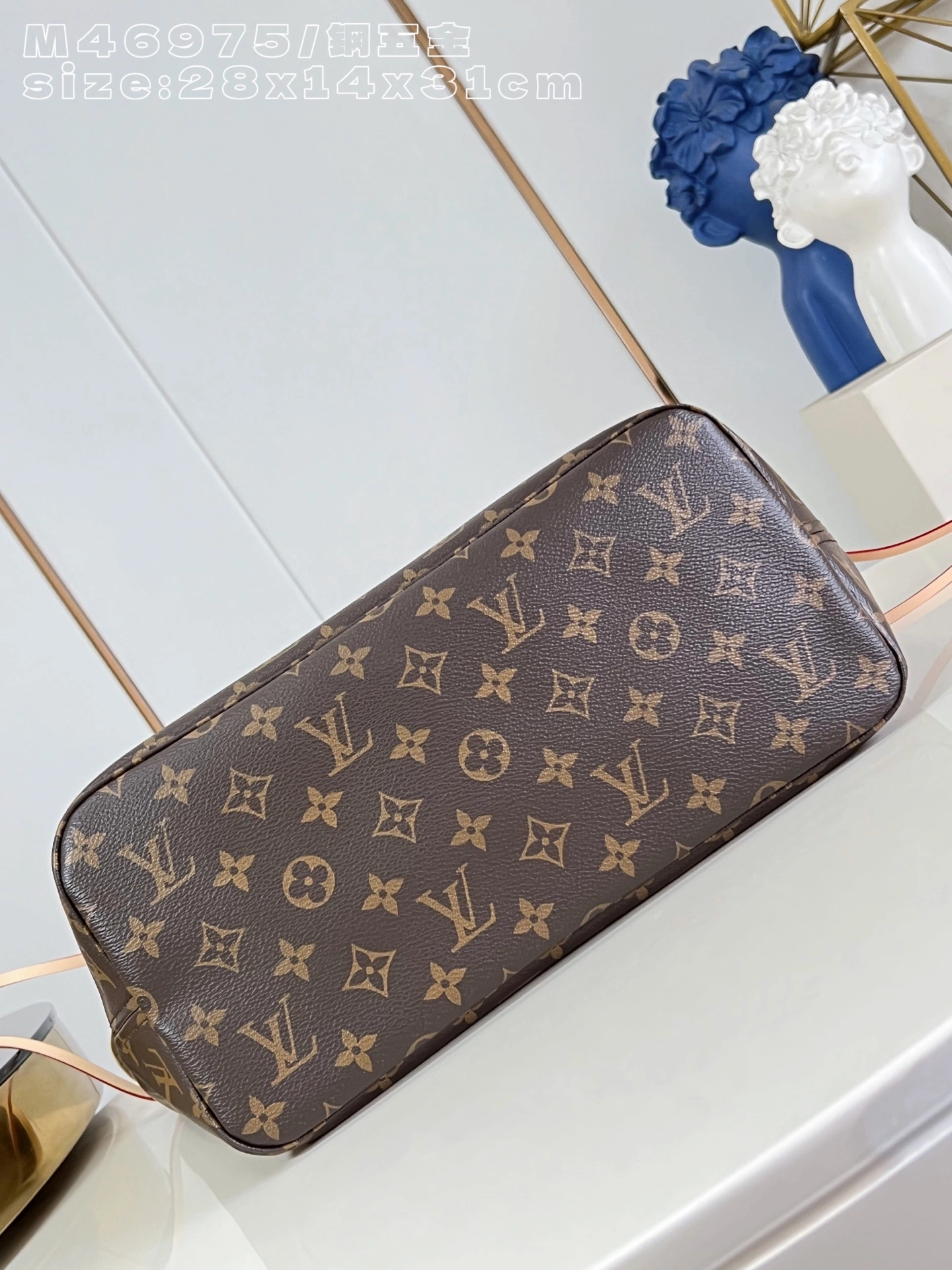 MOMO-- 8V M40995 high quality version Neverfull cowhide item:F-B574A0965