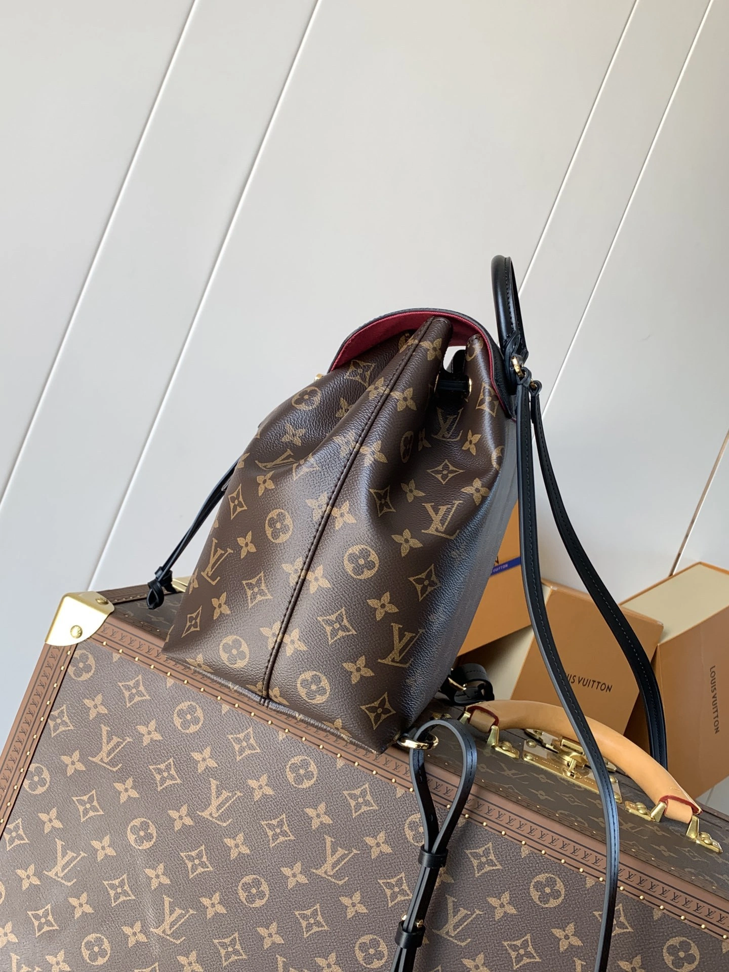 MOMO-- 8V M45515 high quality version Montsouris cowhide item:F-B000A1445