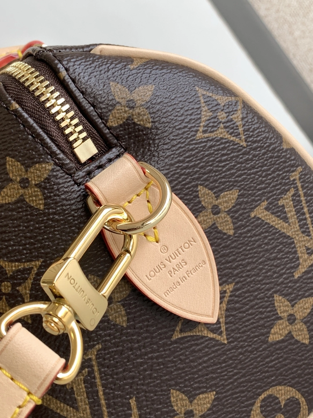 MOMO-- 8V M45957 high quality version cowhide 𝐒𝐩𝐞𝐞𝐝𝐲 𝐁𝐚𝐧𝐝𝐨𝐮𝐥𝐢è𝐫𝐞 𝟐𝟎 item:E-B177I2033
