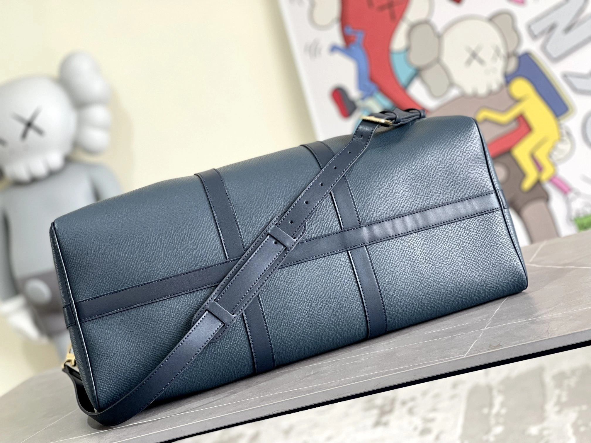 MOMO-- 8V M45975 high quality version Keepall cowhide item:E-B000I0506