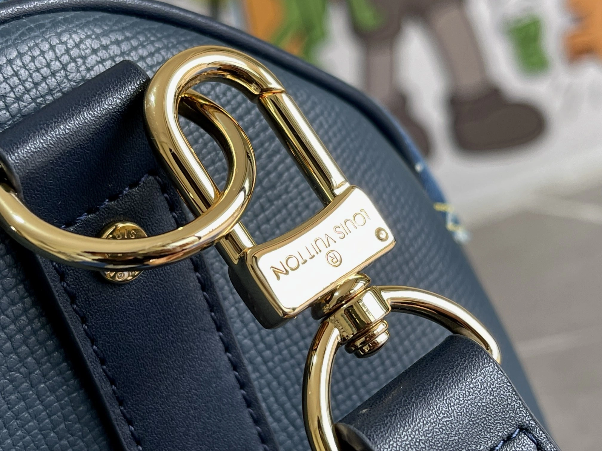 MOMO-- 8V M45975 high quality version Keepall cowhide item:E-B000I0506