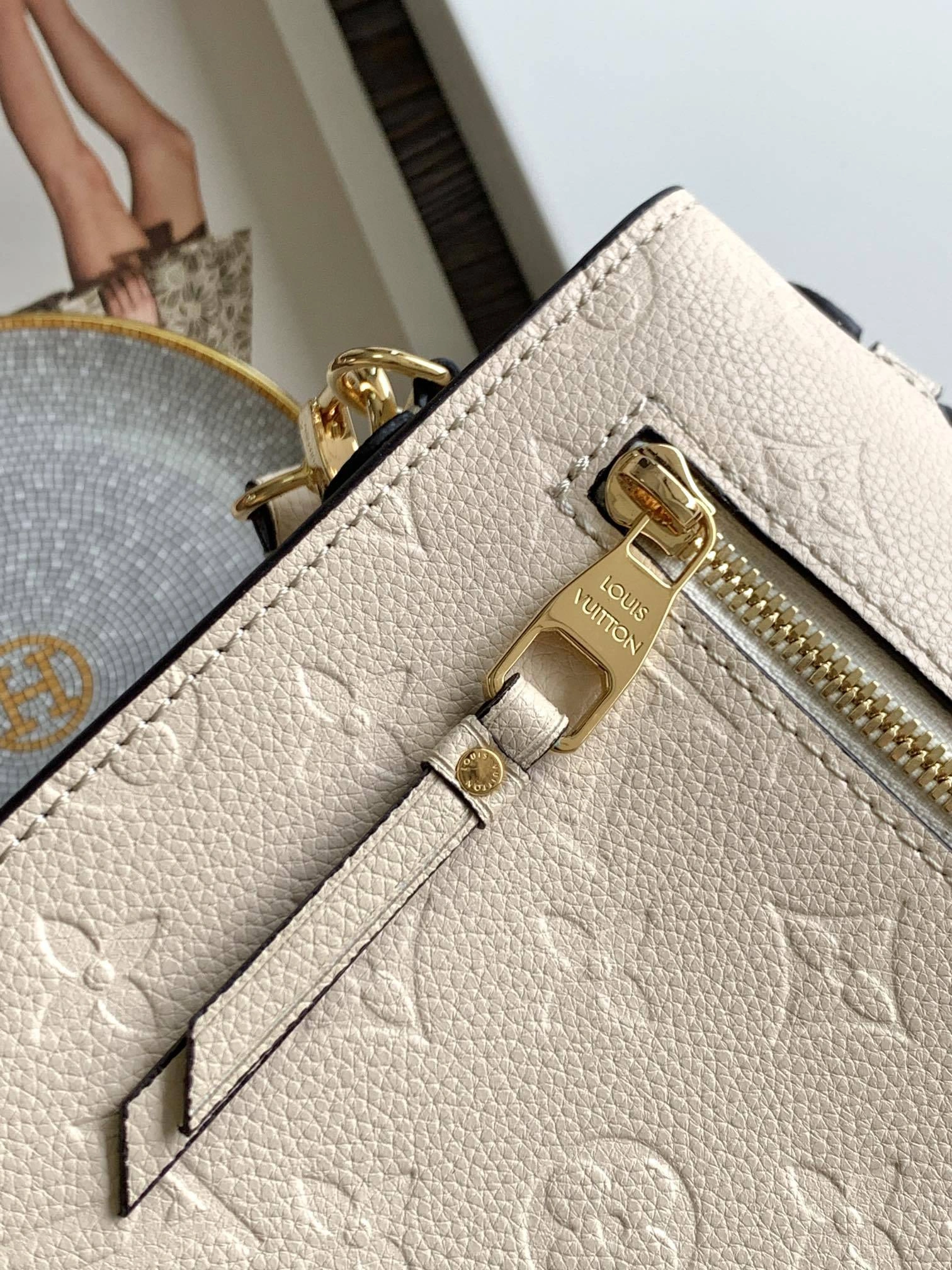 &MOMO-- 8V M46552 high quality version Pochette Métis cowhide item:E-B000C0598