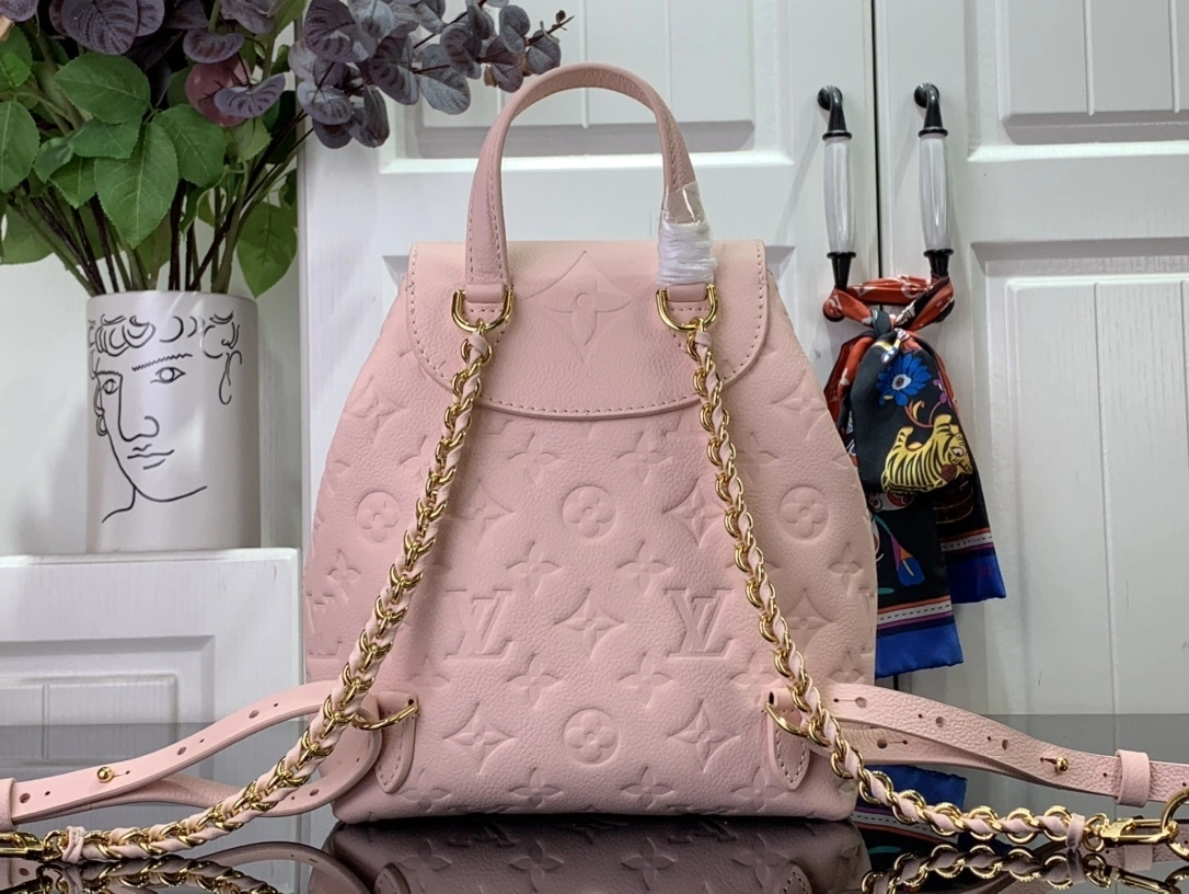 MOMO-- 8V M47074 Backup Monogram Empreinte cowhide item:D-B174F2042