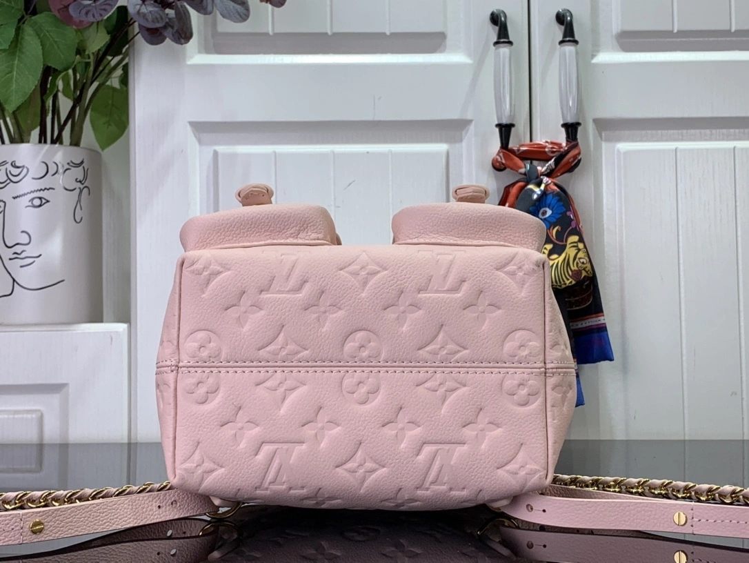 MOMO-- 8V M47074 Backup Monogram Empreinte cowhide item:D-B174F2042