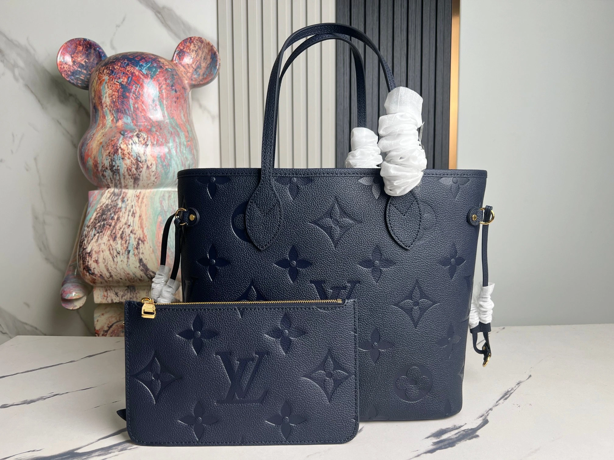 MOMO-- 8V M47143 high quality version Neverfull cowhide item:E-B184D1697H