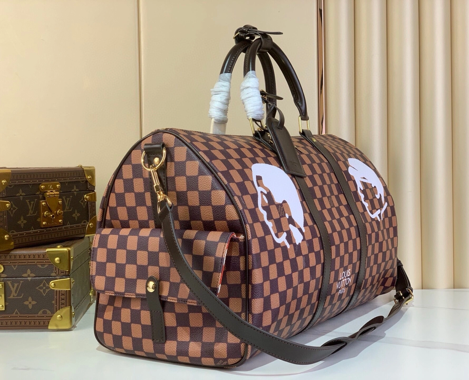 MOMO-- 8V N40799 high quality version Sac Keepall Bandoulière 50 item:E-B563I2145