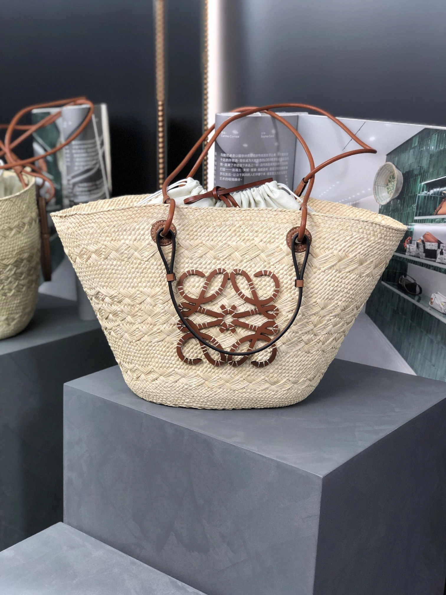 MOMO-- 8o5w5 A223T43X02-2435 high quality version 𝑨𝒏𝒂𝒈𝒓𝒂𝒎 𝑩𝒂𝒔𝒌𝒆𝒕 cowhide item:E-B432I1821