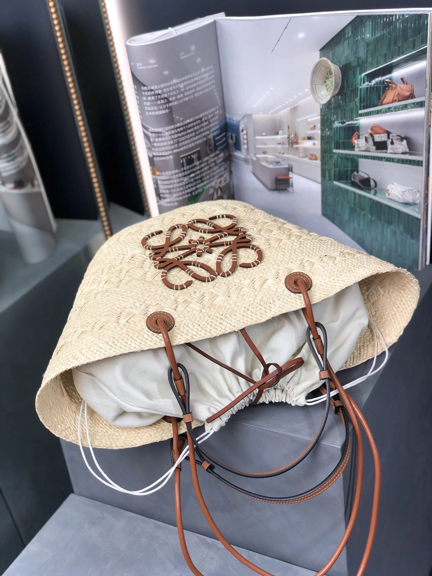 MOMO-- 8o5w5 A223T43X02-2435 high quality version 𝑨𝒏𝒂𝒈𝒓𝒂𝒎 𝑩𝒂𝒔𝒌𝒆𝒕 cowhide item:E-B432I1821