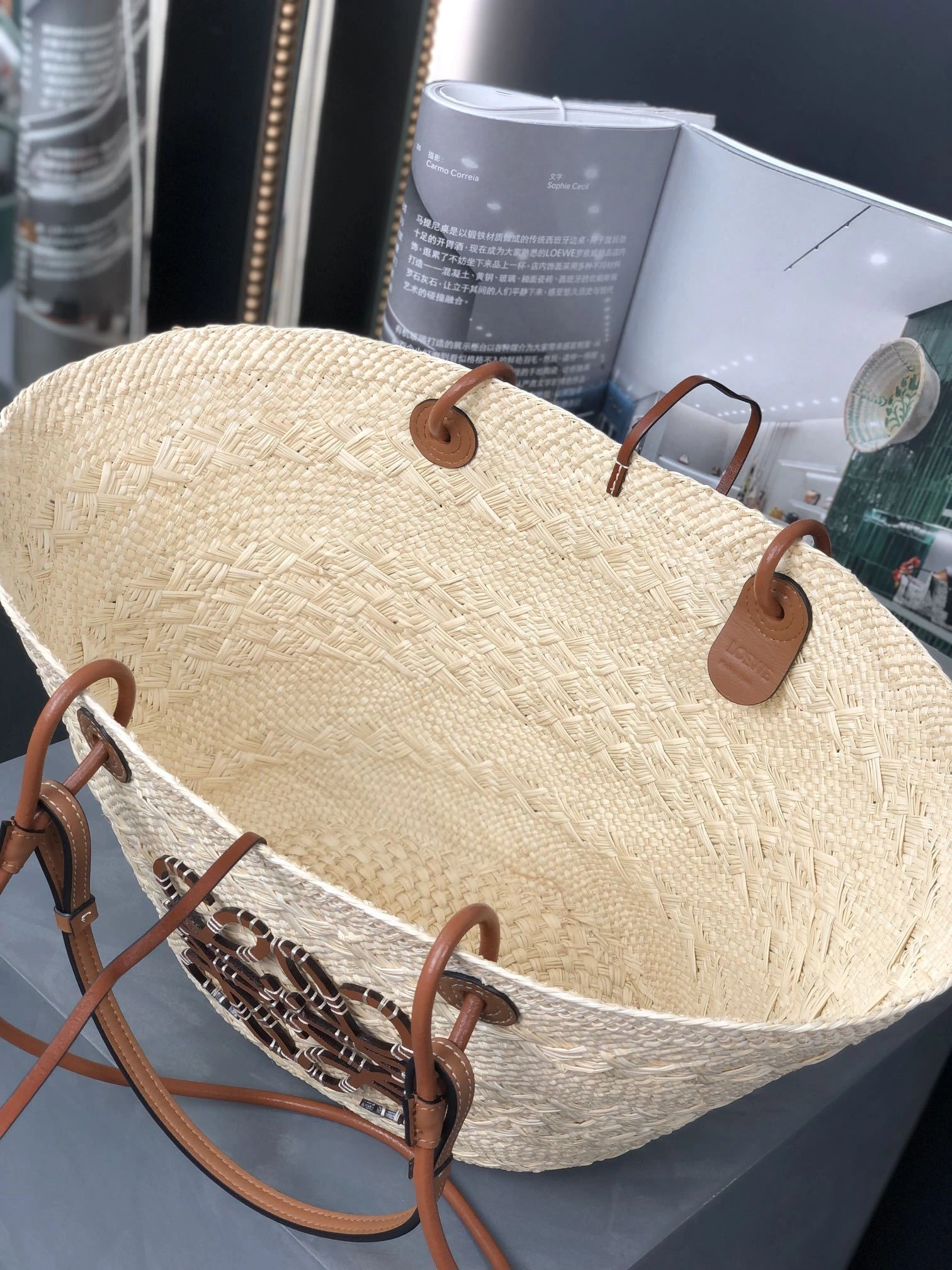 MOMO-- 8o5w5 A223T43X02-2435 high quality version 𝑨𝒏𝒂𝒈𝒓𝒂𝒎 𝑩𝒂𝒔𝒌𝒆𝒕 cowhide item:E-B432I1821