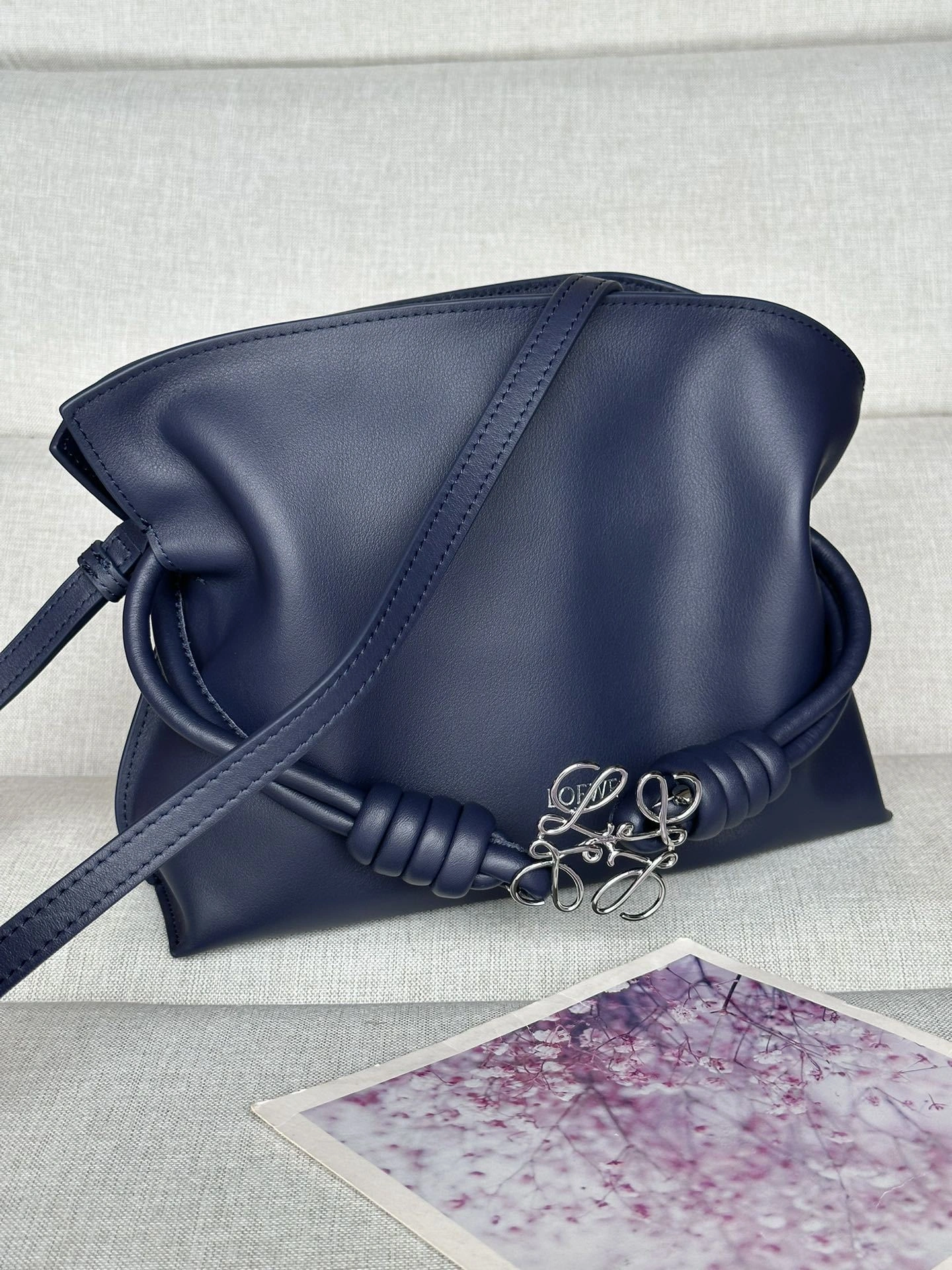 MOMO-- 8o5w5 A411FC2X73-4467 Flamenco clutch-NEW Calfskin item:D-B063G2696