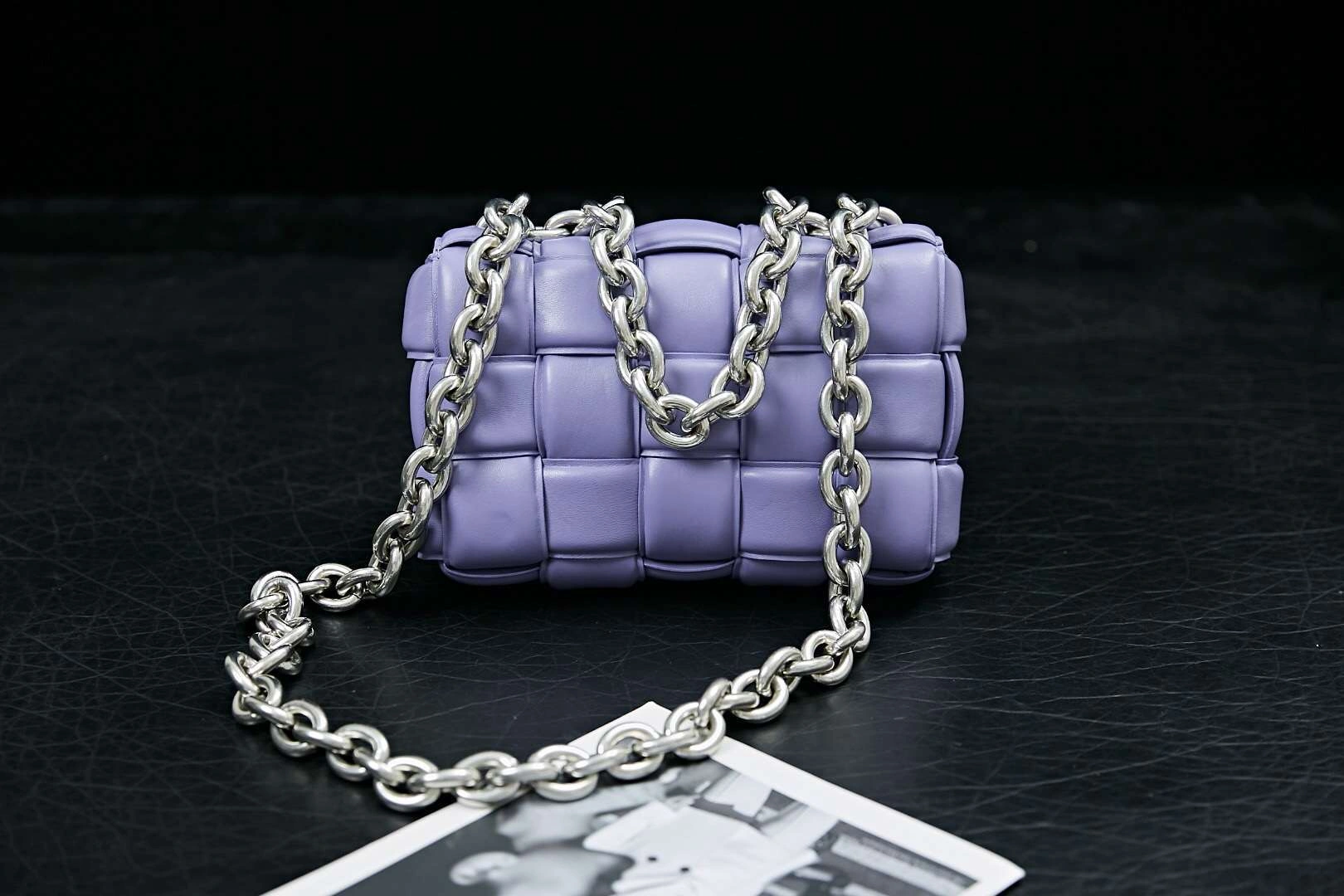 MOMO-- Chain Pouch Chain Padded Cassette item：063B135E1027