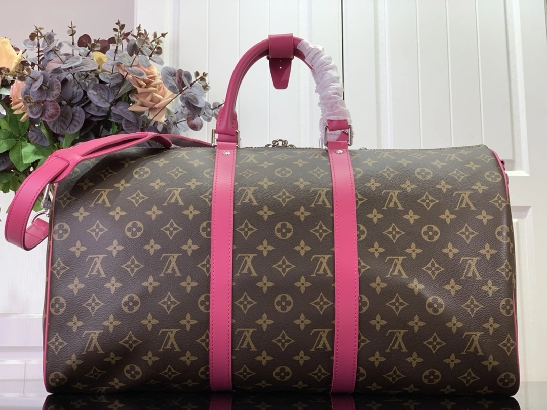 MOMO-- M46773 Keepall Bandoulière 50 Monogram Macassar item:C-B063L0896R
